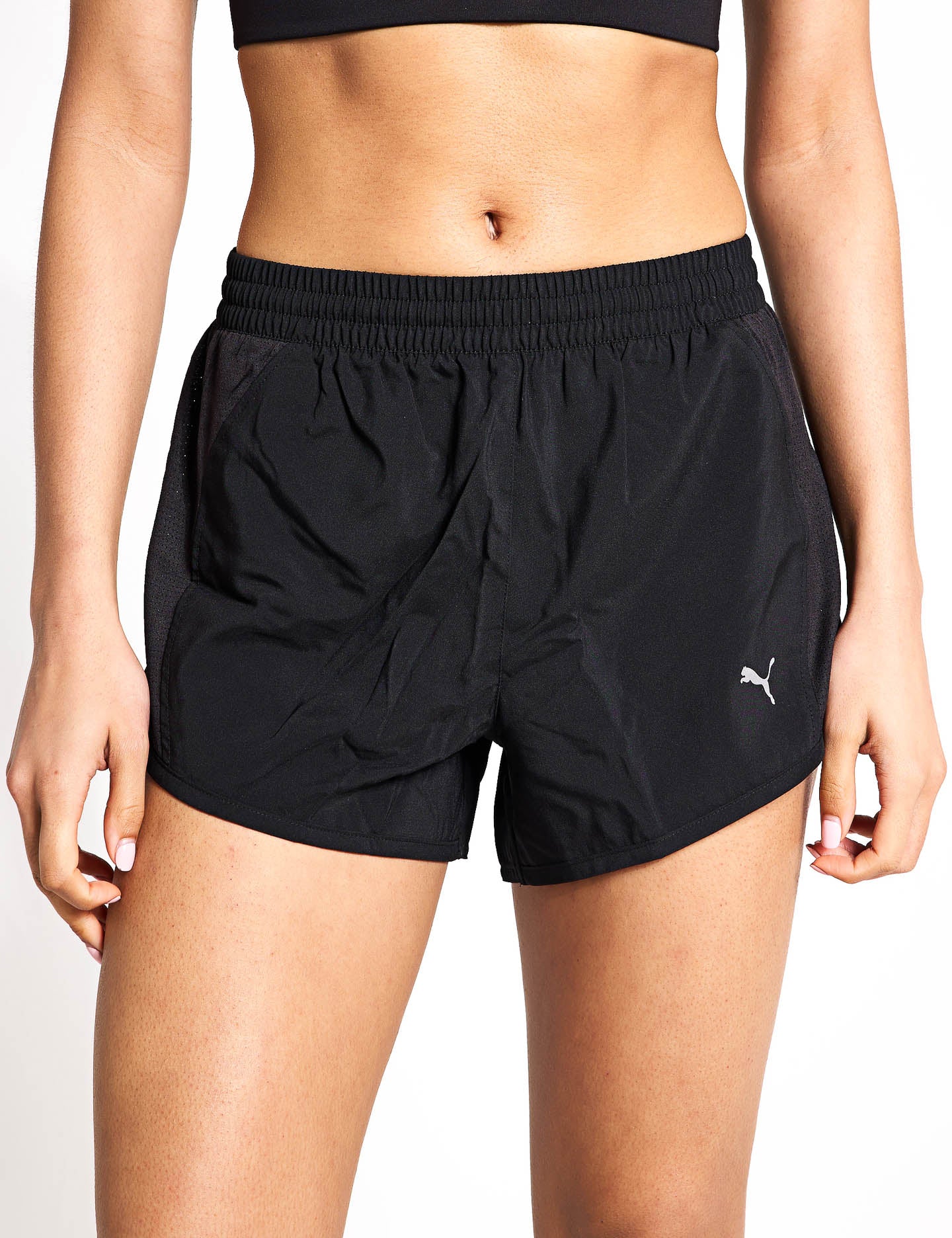 Run Favourite Velocity 3 Running Shorts for Men & Women - Lightweight Breathable Workout Shorts with Pockets - Perfect for Jogging, Gym Training & Outdoor Sports - Black