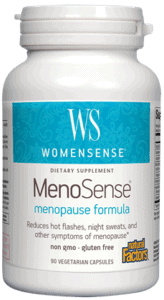 WomenSense® MenoSense® - Natural Menopause Support Supplement for Women | Hot Flash Relief & Hormone Balance | Daily Wellness for Menopausal Symptoms