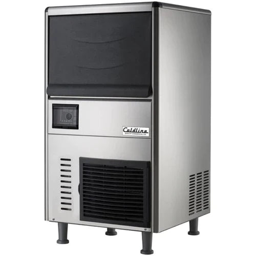 Commercial NU280 26 280 lb. Air-Cooled Nugget Ice Maker Machine with 110 lb. Storage Bin - Perfect for Restaurants, Bars, and Cafes
