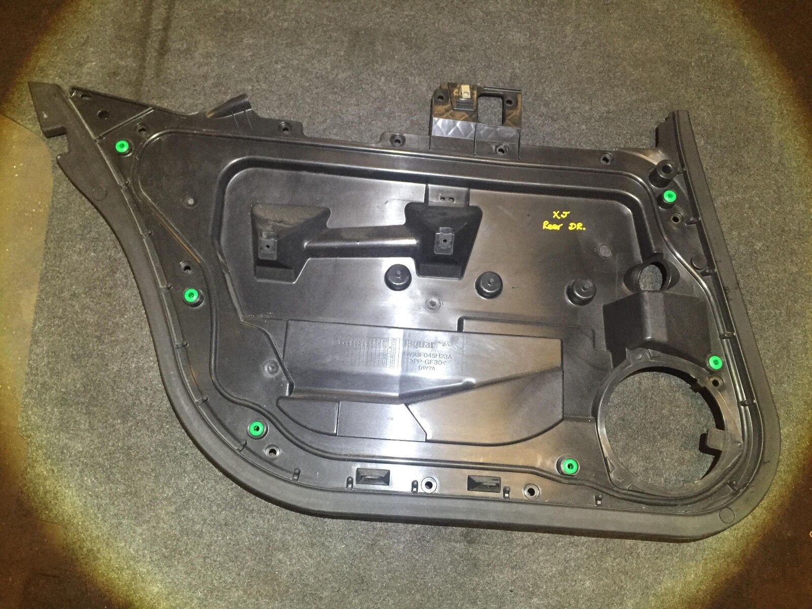 2004-2008 Jaguar XJ8 Left Rear Driver Side Interior Door Panel Carrier OEM Replacement - Perfect for Car Repair & Restoration Projects