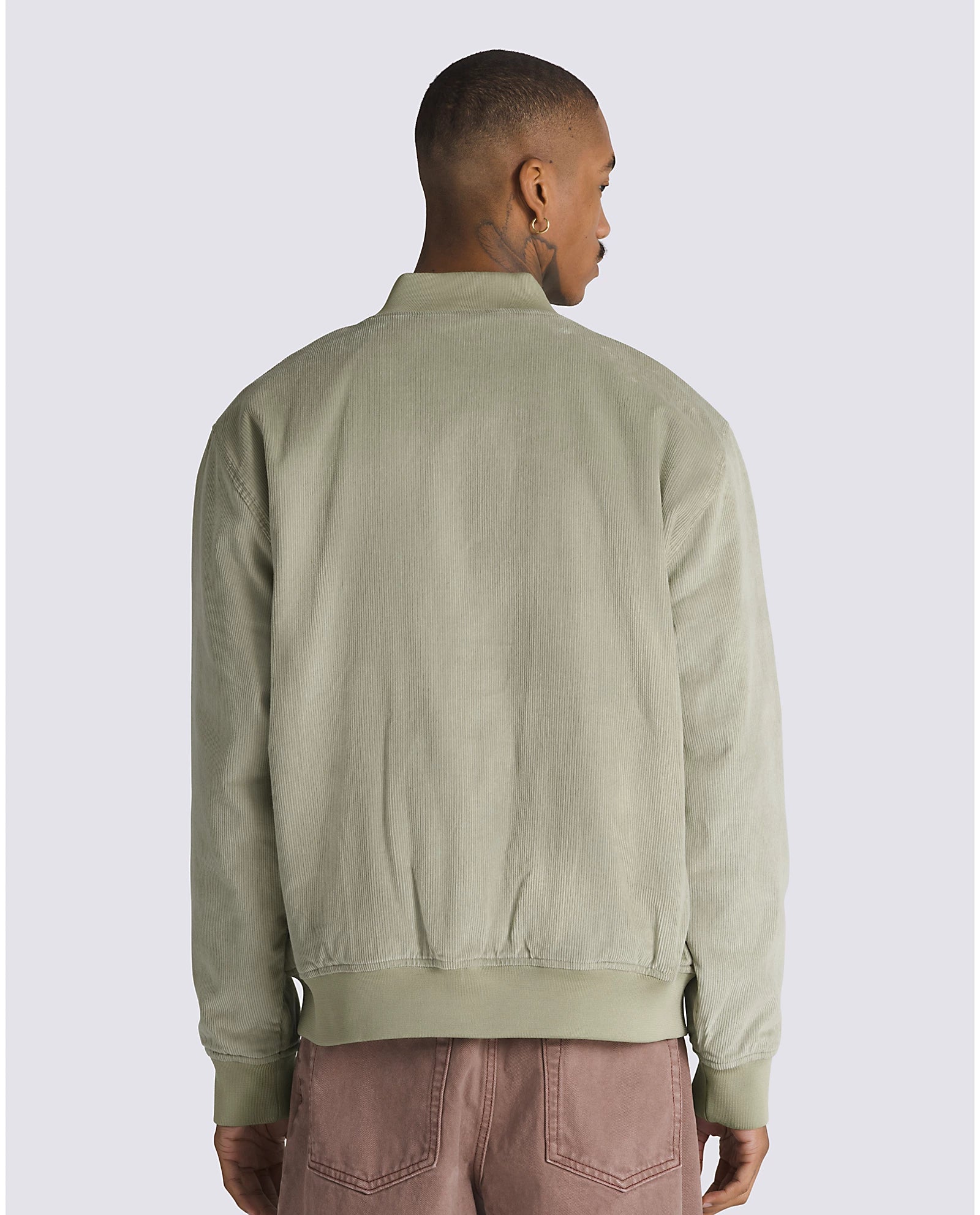 VANS Skate Corduroy Bomber Jacket Elm - Stylish Men's Streetwear Jacket for Skateboarding & Urban Fashion