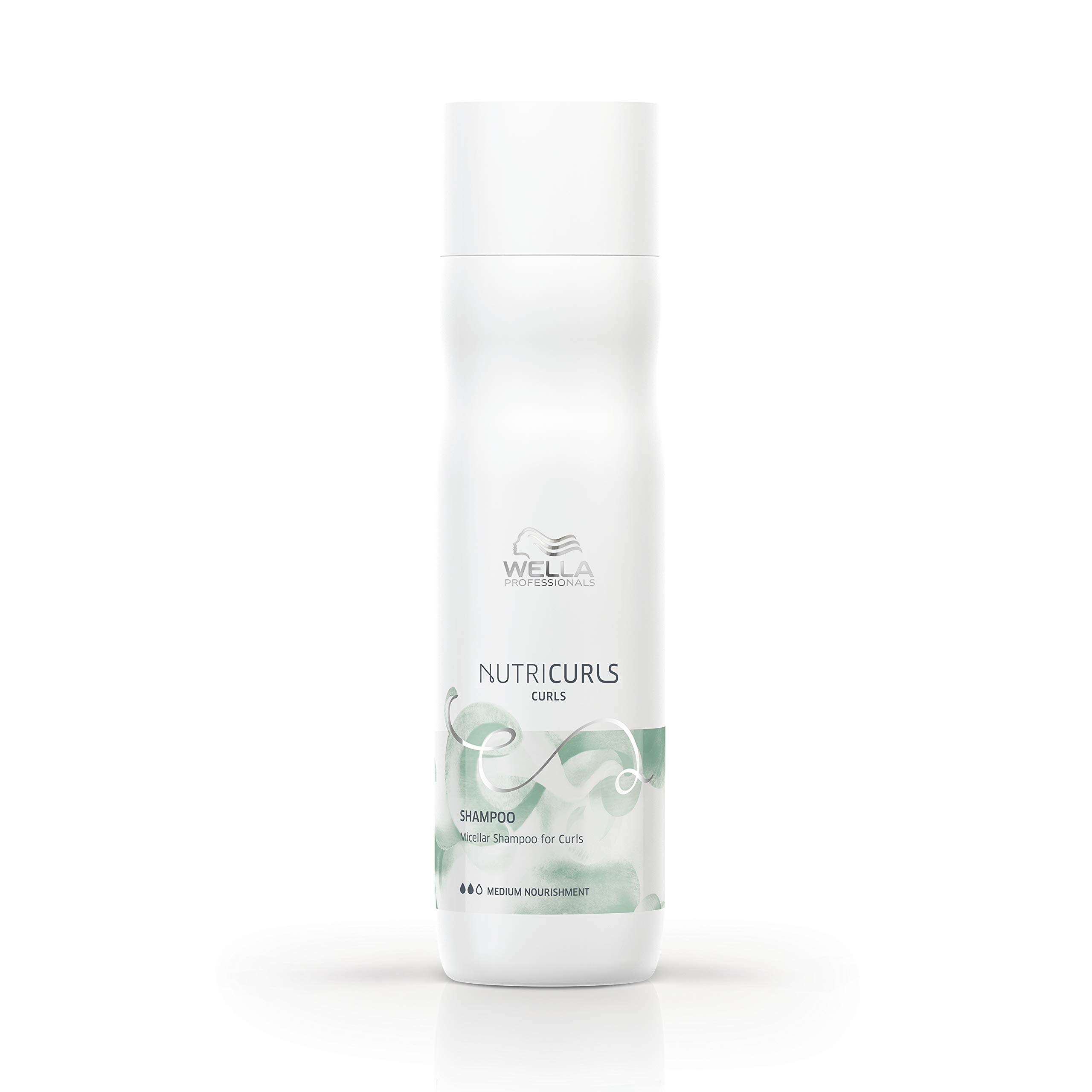 Wella Professionals Nutricurls Curls Shampoo for Curly Hair - 8.5oz (250ml) Hydrating & Defining Shampoo - Sulfate Free & Paraben Free - Perfect for Daily Curly Hair Care Routine