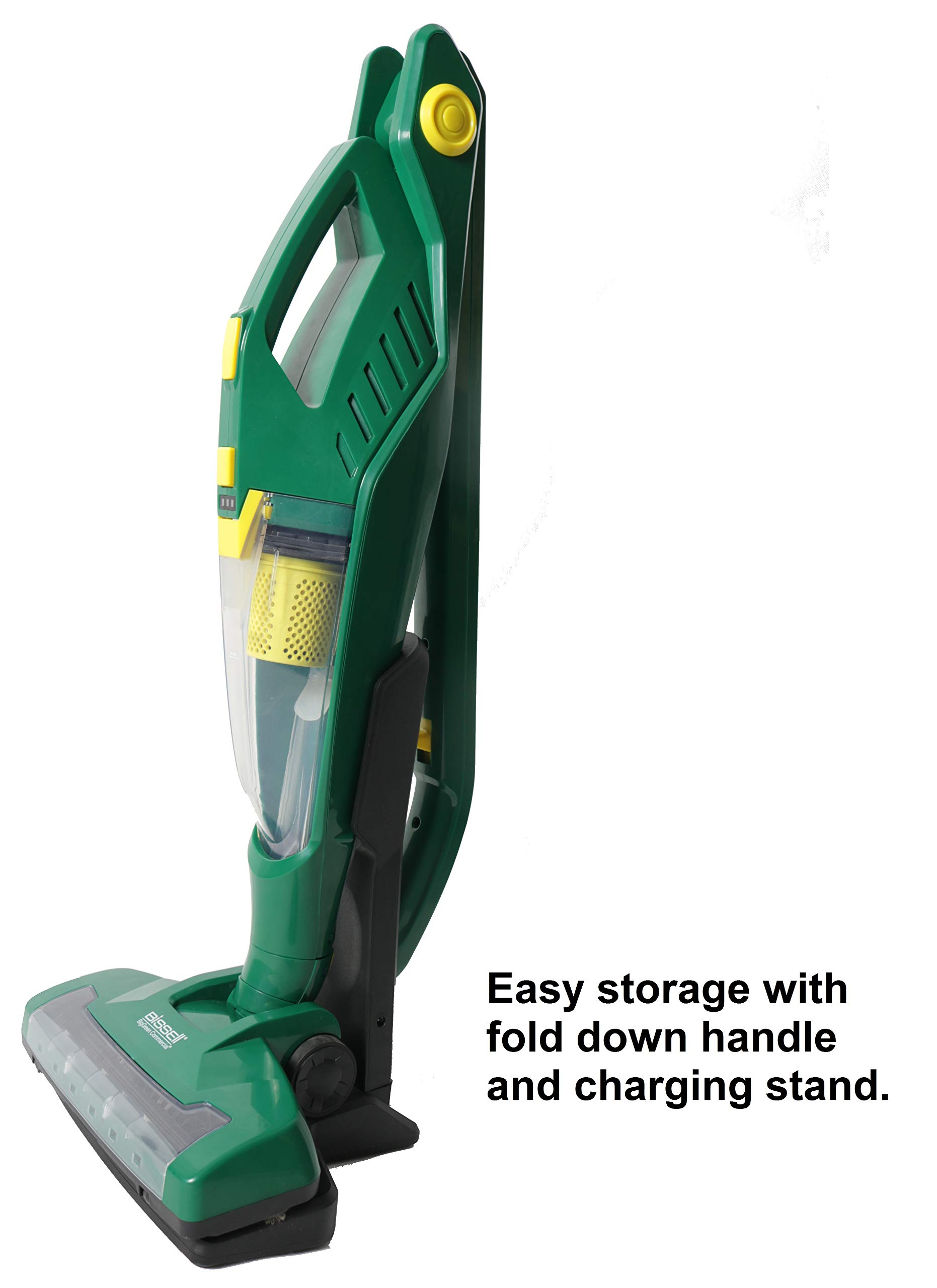 Bissell BG701G Commercial 2-in-1 Cordless Stick Vacuum Cleaner with Rechargeable Battery - Lightweight for Home, Office & Pet Hair Cleaning