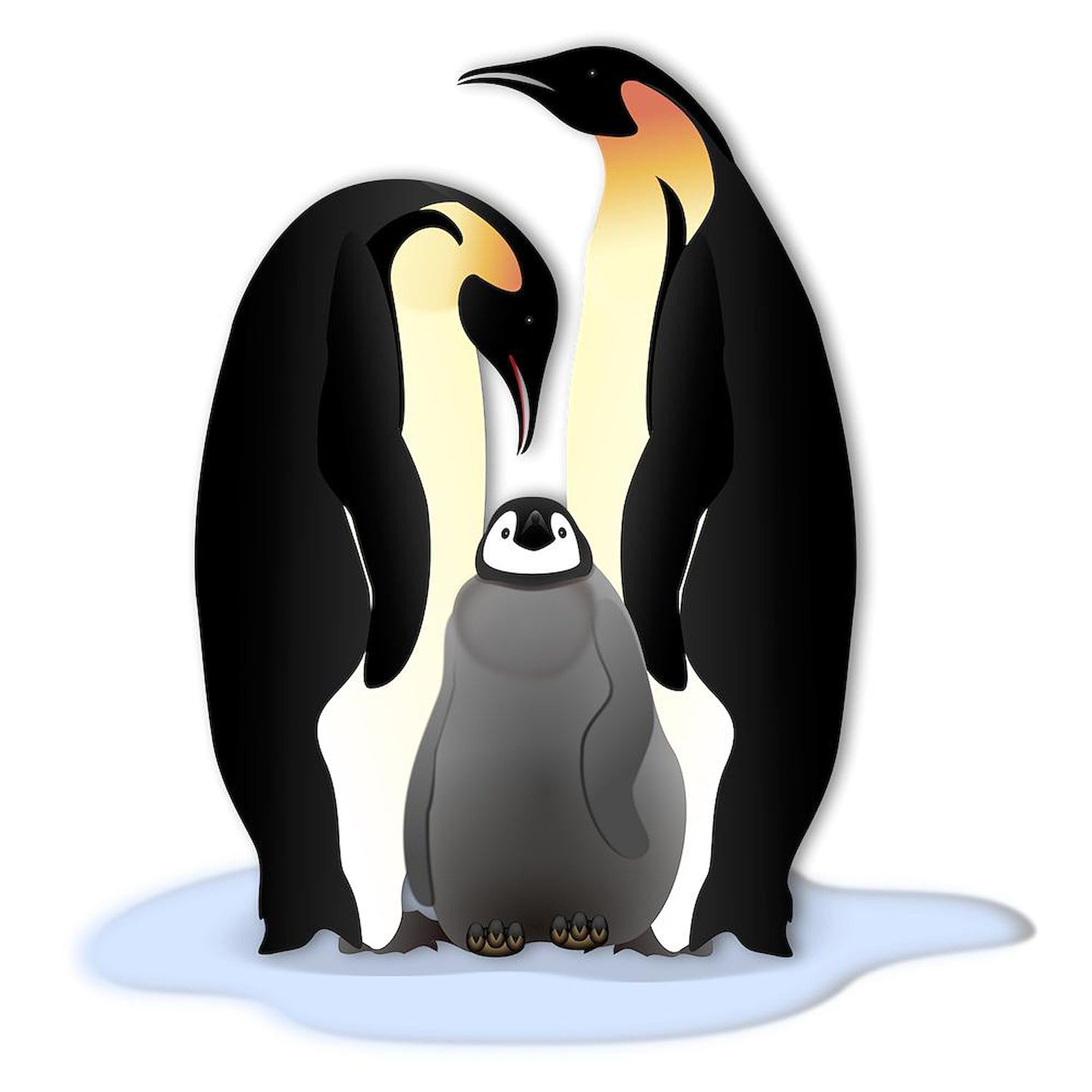 Penguin Family Ceramic Coffee Mug 15 oz (444 ml) - Perfect for Family Gatherings, Office Use & Gift Giving - CafePress