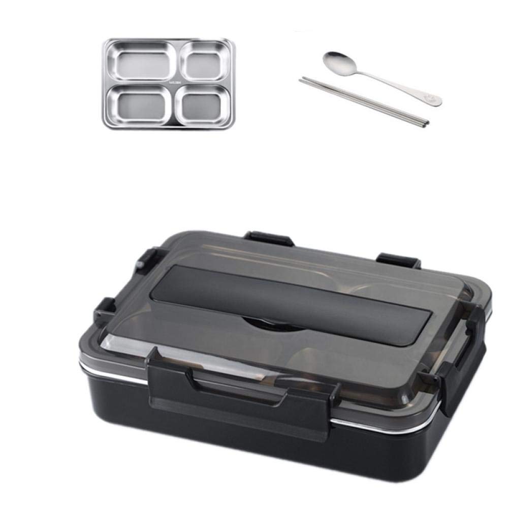 Stainless Steel 304 Lunch Box with Spoon - Leak Proof Food Container for School, Office & Picnic - BPA Free Eco Friendly Lunch Box for Adults & Kids