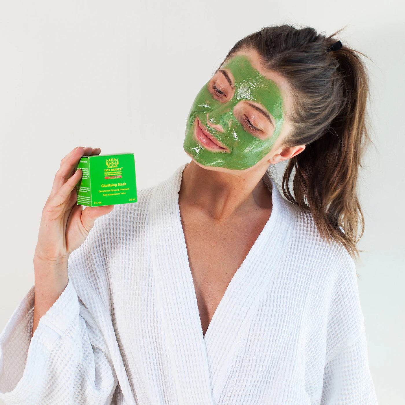 Tata Harper Clarifying Mask - Purifying & Detoxifying Face Mask for Acne & Blemish-Prone Skin | Deep Cleansing & Brightening Skincare Treatment for Glowing Complexion | Perfect for Spa Nights & Self-Care Routines