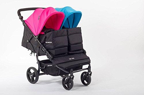 Baby Monsters Soft Carrycot with Foot Lid - Portable Infant Bassinet for Newborns | Perfect for Travel, Nursery & Co-Sleeping