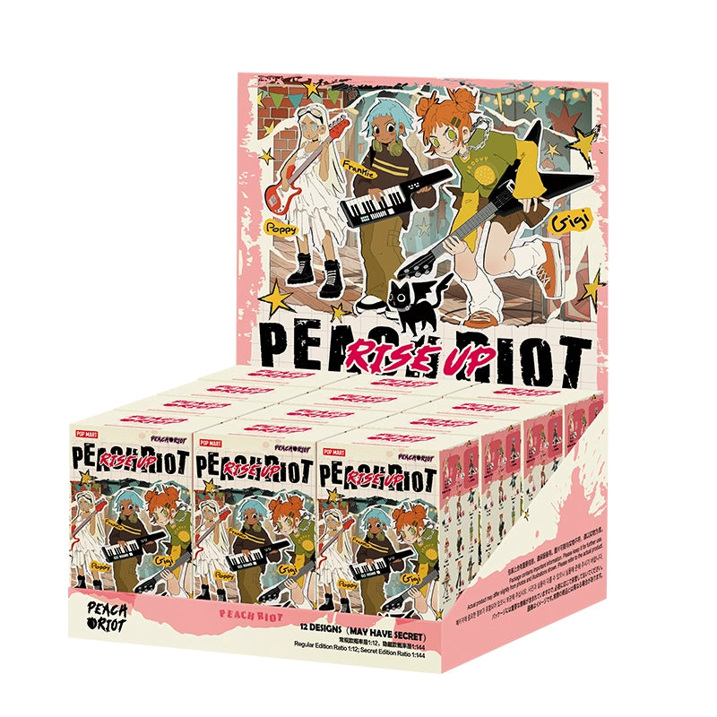 PEACH RIOT Rise Up Series Blind Box - Collectible Mystery Figure Toy for Anime & Pop Culture Fans - Perfect for Display, Gifts & Surprise Unboxing Fun
