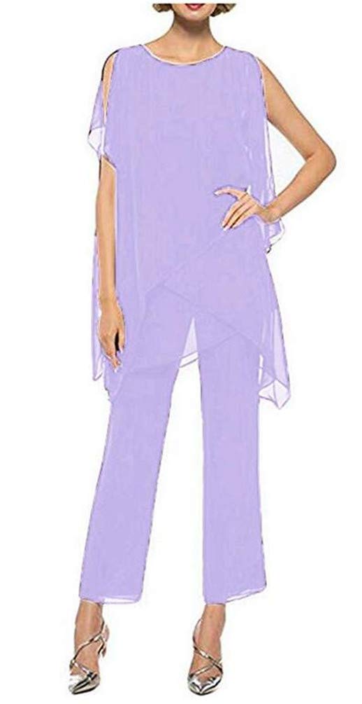 Elegant Plus Size Sleeveless Chiffon Pantsuit Set for Mother of the Bride - Women's Formal Evening Wear for Weddings, Parties & Special Occasions
