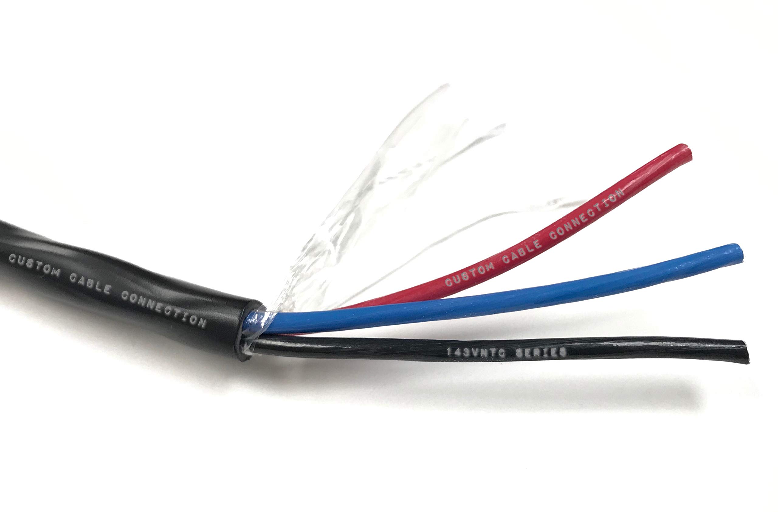 Belden VNTC 14 AWG 3 Conductor 600V Unshielded Tray Cable - 100 Foot Roll - Vinyl Nylon Jacket, Stranded Copper - Ideal for Industrial Wiring, Control Panels & Power Distribution