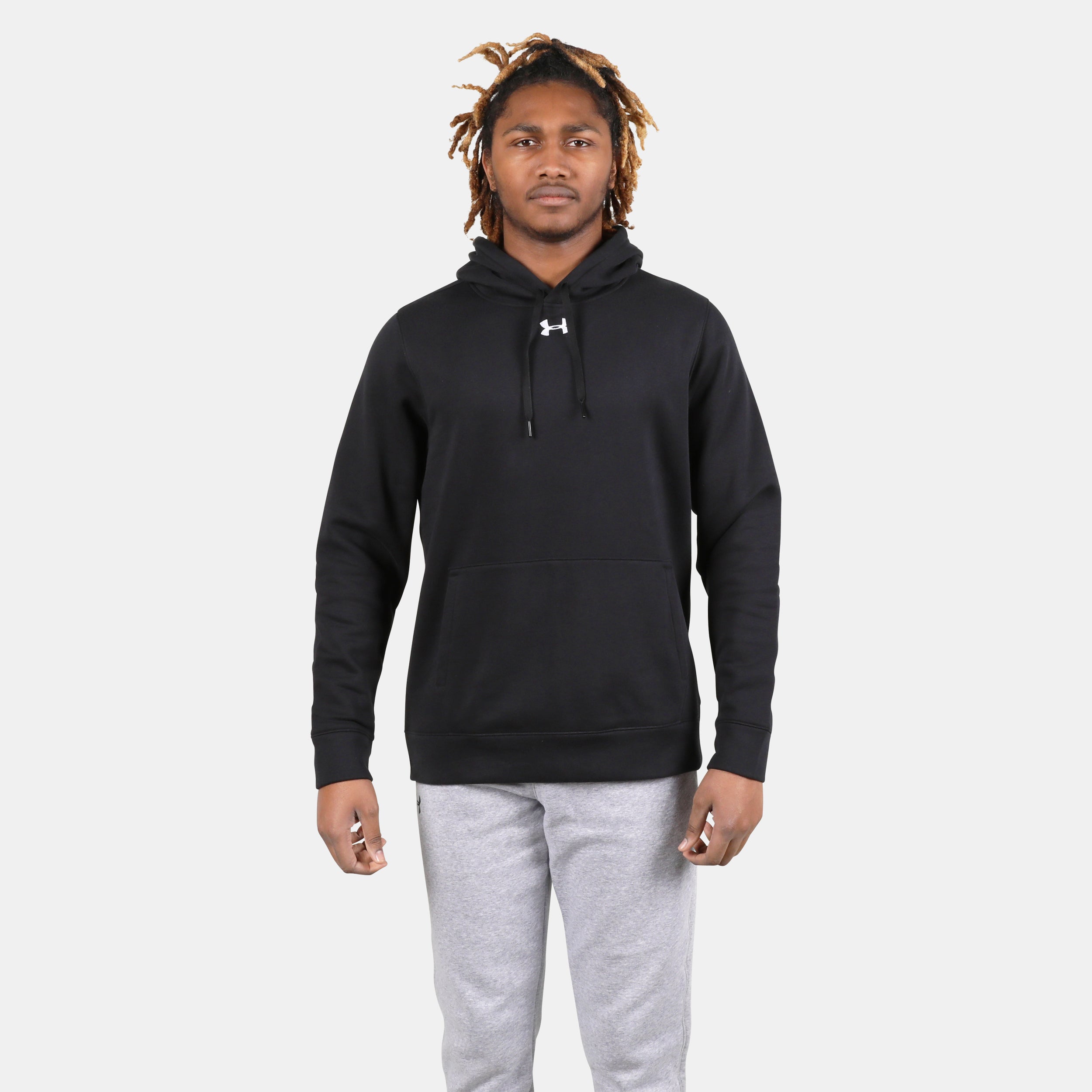 Men's UA Hustle Fleece Hoodie - Warm & Comfortable Pullover for Running, Gym & Outdoor Activities | Cold Weather Essential