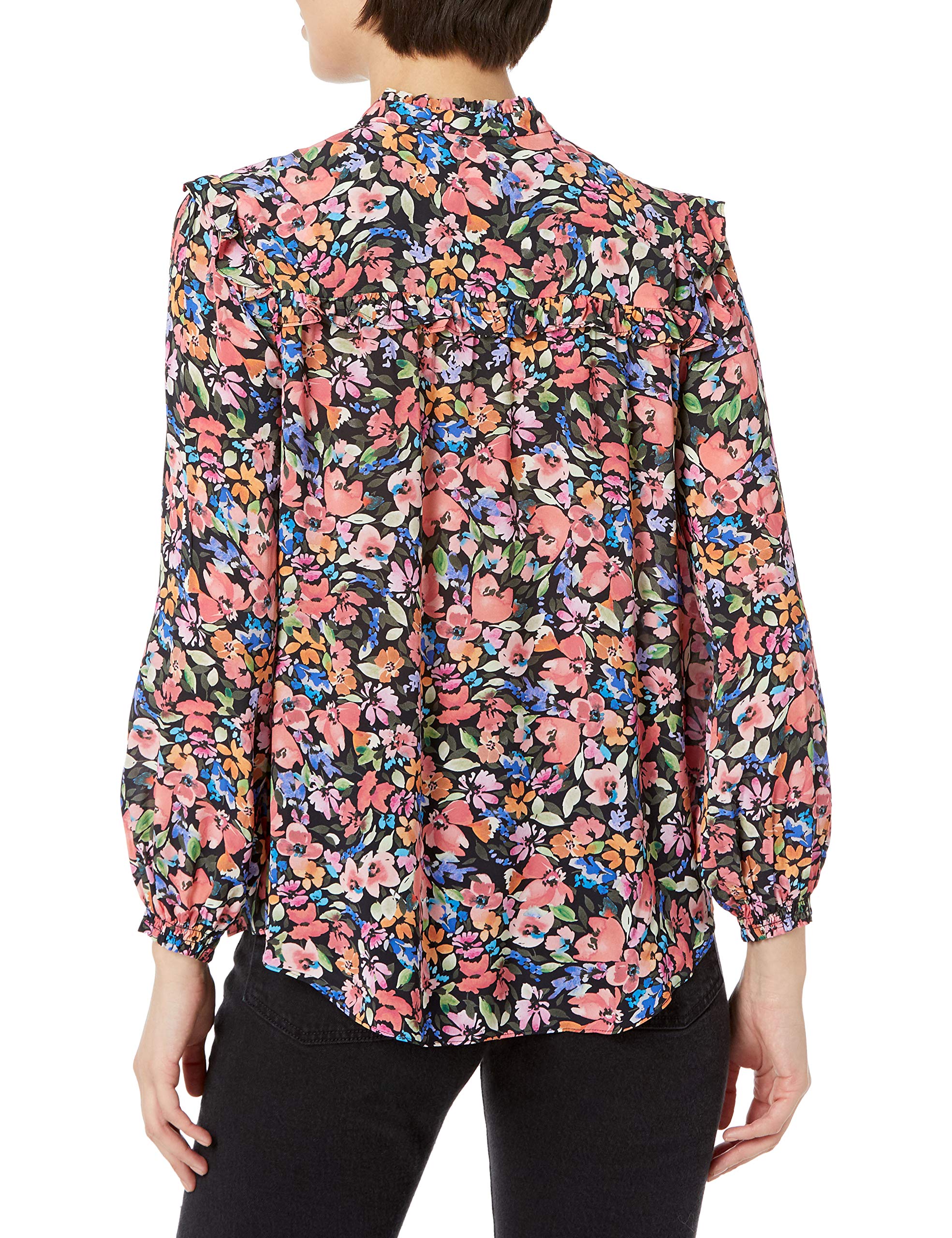 Shoshanna Women's Long-Sleeve Campbell Top - Elegant Blouse for Work & Casual Wear | Perfect for Office, Date Night & Everyday Outfits