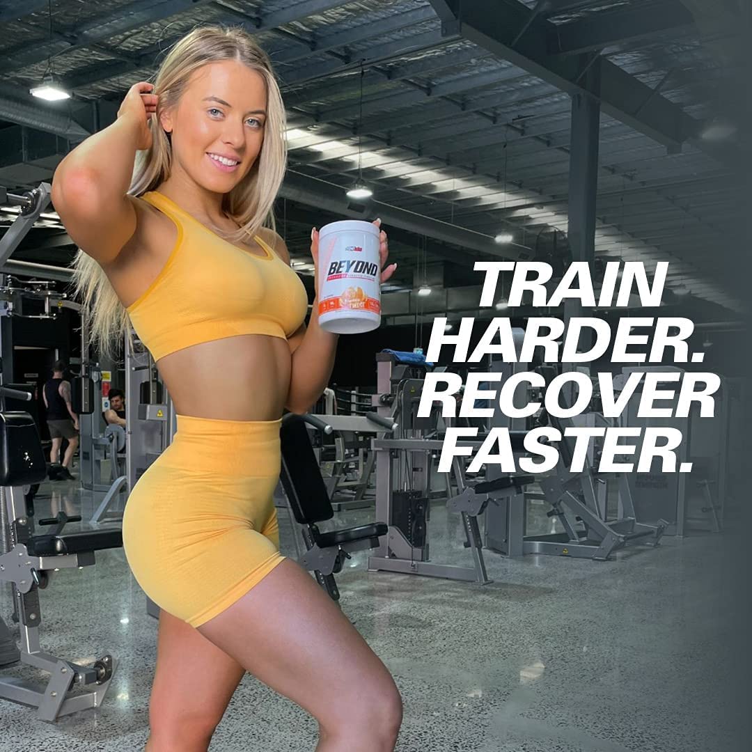 EHP Labs Beyond BCAA+EAA Intra Workout Supplement Powder - 580g (60 Servings) for Muscle Recovery & Endurance | Pre & Post Workout Drink for Athletes & Fitness Enthusiasts
