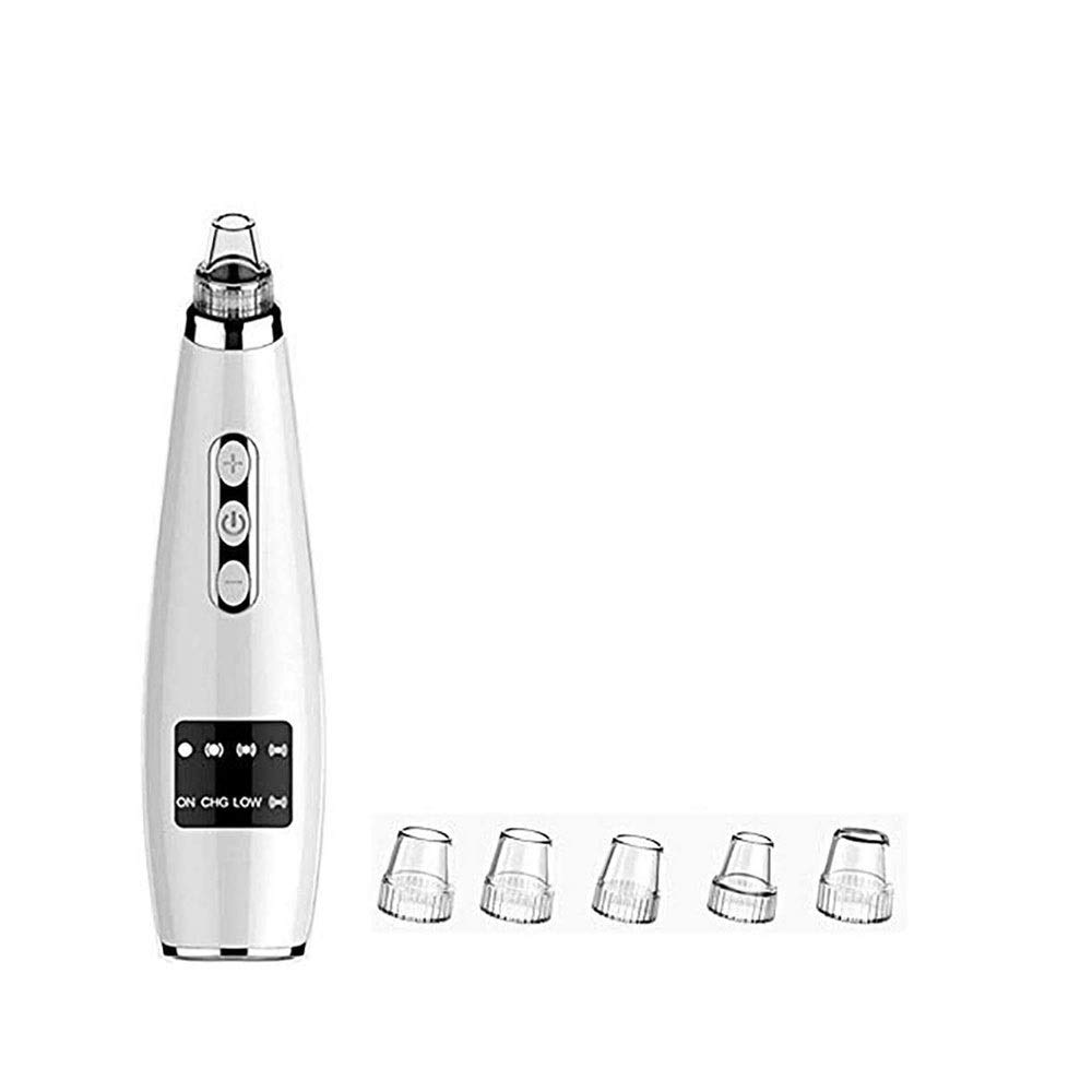 Electric Blackhead Remover Vacuum - Professional Pore Cleaner for Face with 5 Suction Heads, Acne & Whitehead Removal - Perfect for Deep Cleansing & Skincare Routine at Home