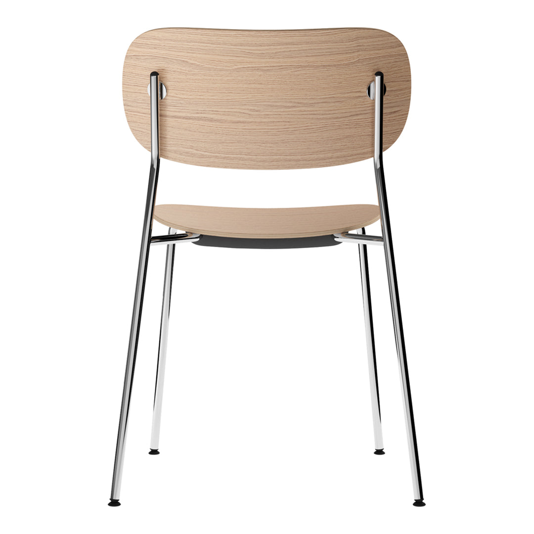 Modern Stackable Dining Chairs - Set of 4, Sturdy Metal Frame & Comfortable Seat - Perfect for Kitchen, Dining Room, Restaurant or Outdoor Patio Use