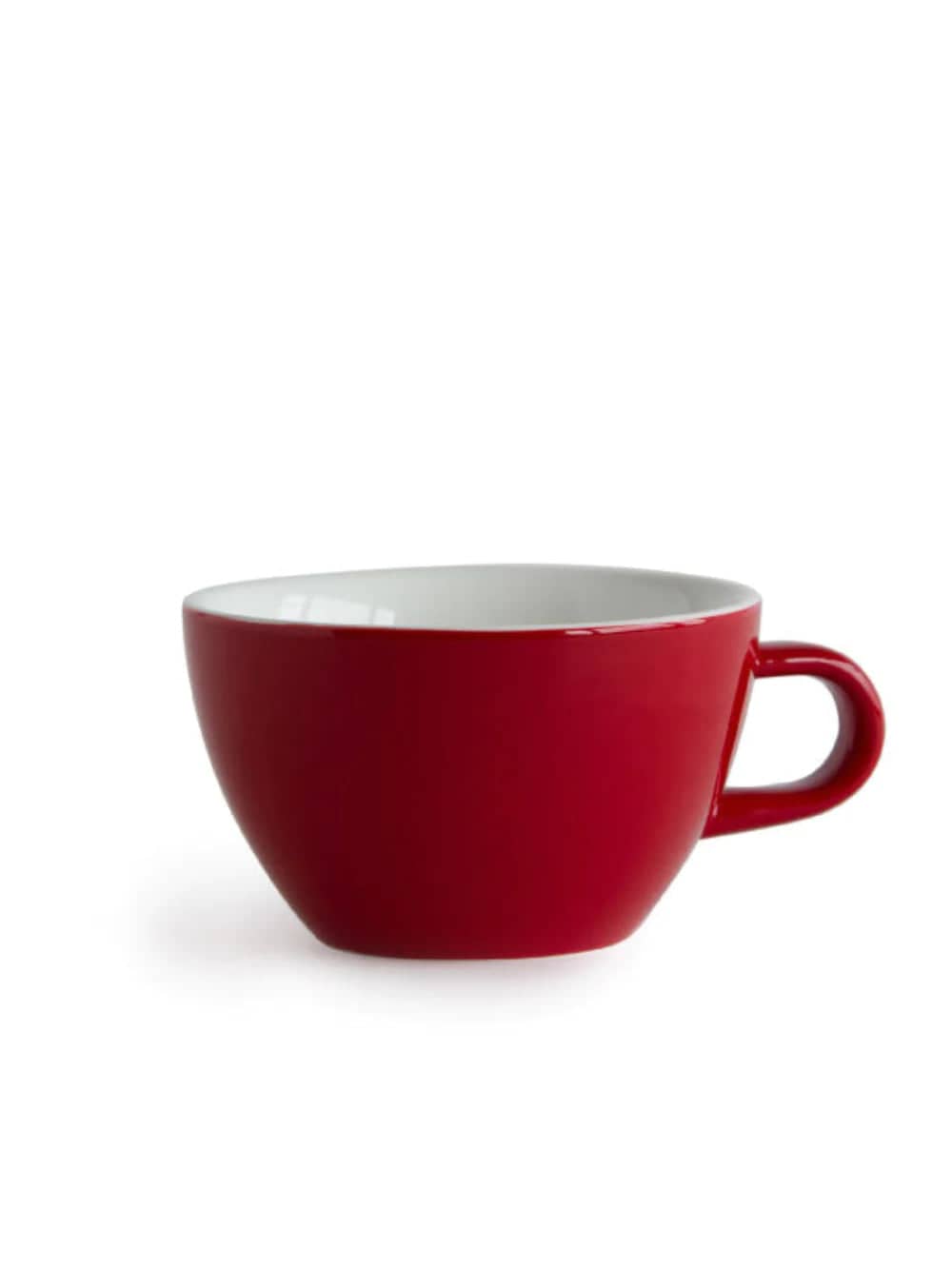 ACME Espresso Latte Cup Set - 280ml/9.47oz Porcelain Coffee Mugs with Saucers - Perfect for Home, Office & Cafe Use - Ideal for Cappuccino, Latte & Tea