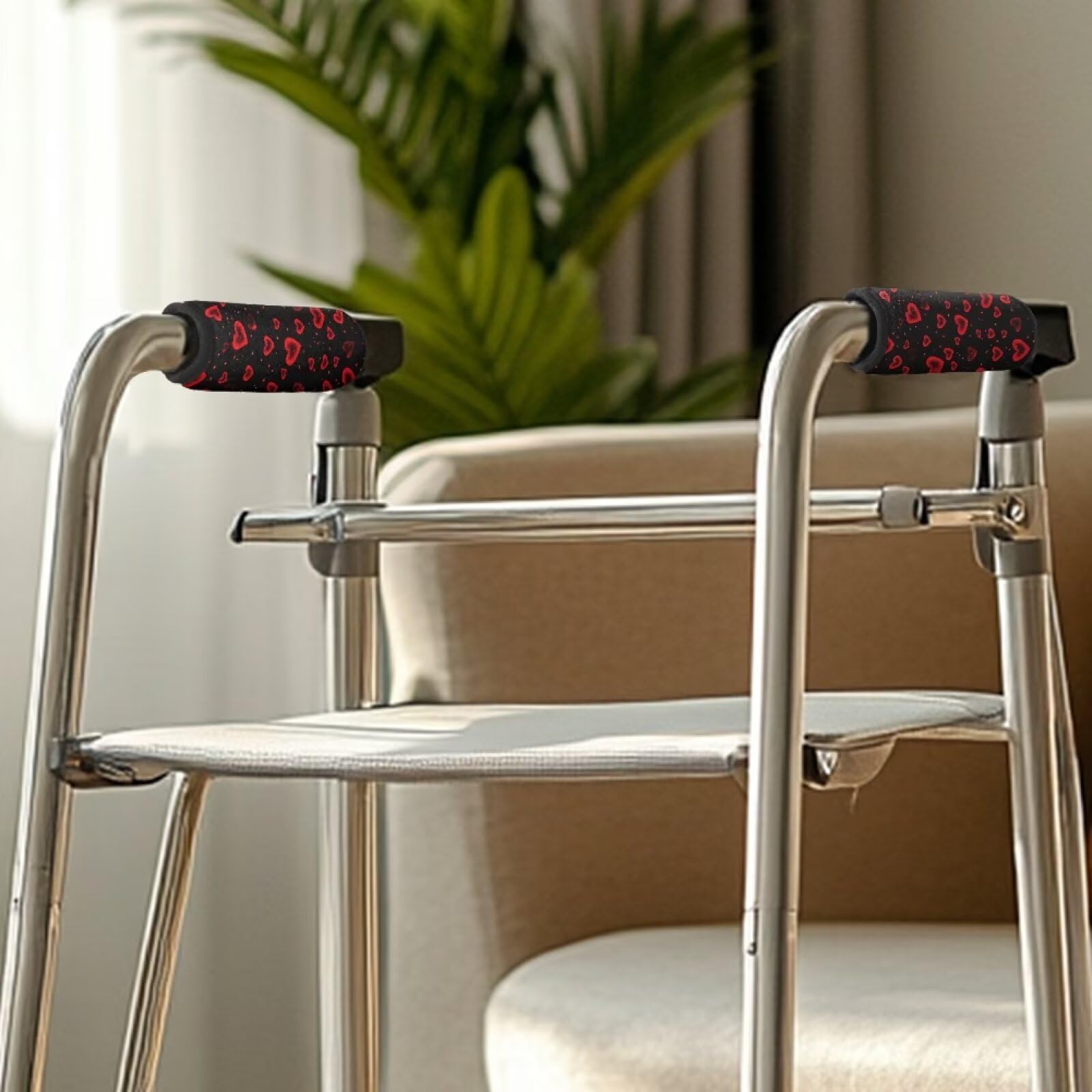 **Soft Cushioned Walker Handle Covers – Universal Padded Hand Grips for Mobility Aids – Comfortable & Non-Slip Support for Seniors & Rehab Patients – Perfect for Walkers, Rollators & Canes**    *(Use Cases: Ideal for elderly care, post-surgery recovery, arthritis relief, and daily mobility assistance.)*