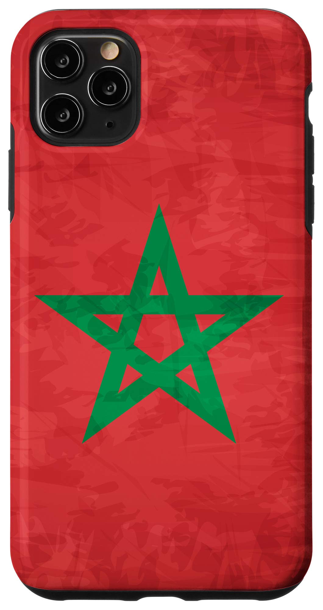 iPhone 11 Pro Max Morocco Flag Phone Case - Durable Protective Cover with Moroccan National Flag Design - Perfect for Travel, National Pride & Everyday Use