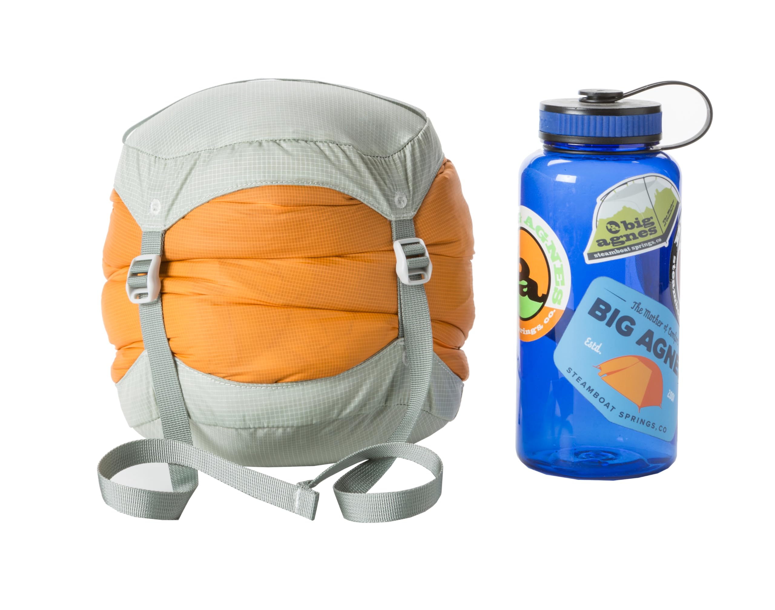 Big Agnes Compression Stuff Sack - Lightweight & Durable Gear Storage for Camping, Hiking & Backpacking - Compact Travel Accessory for Outdoor Adventures