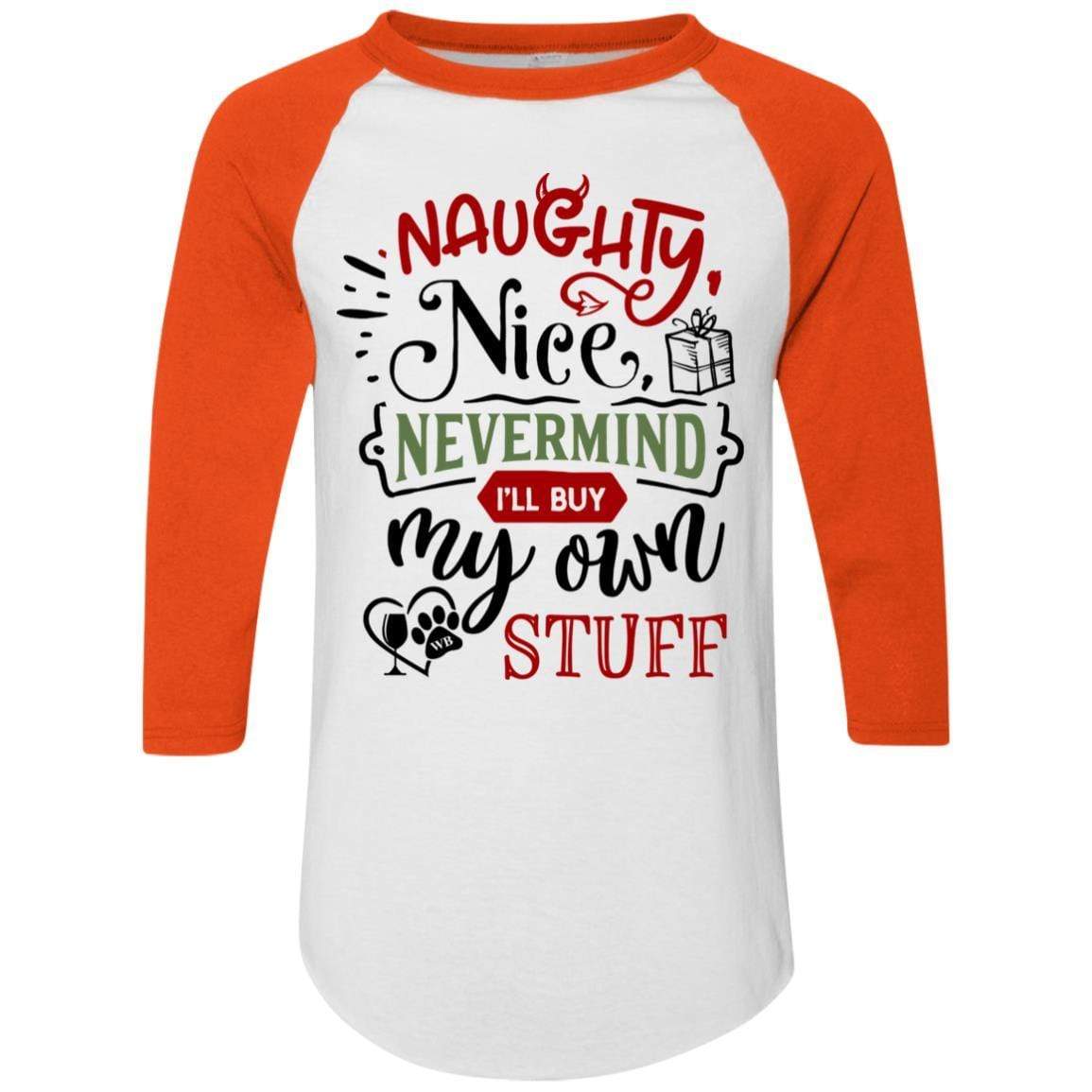 WineyBitches.Co Colorblock Raglan Jersey - Trendy Baseball Tee for Women | Soft & Comfortable Long Sleeve Shirt | Perfect for Casual Wear, Girls Night Out & Wine Tasting Events