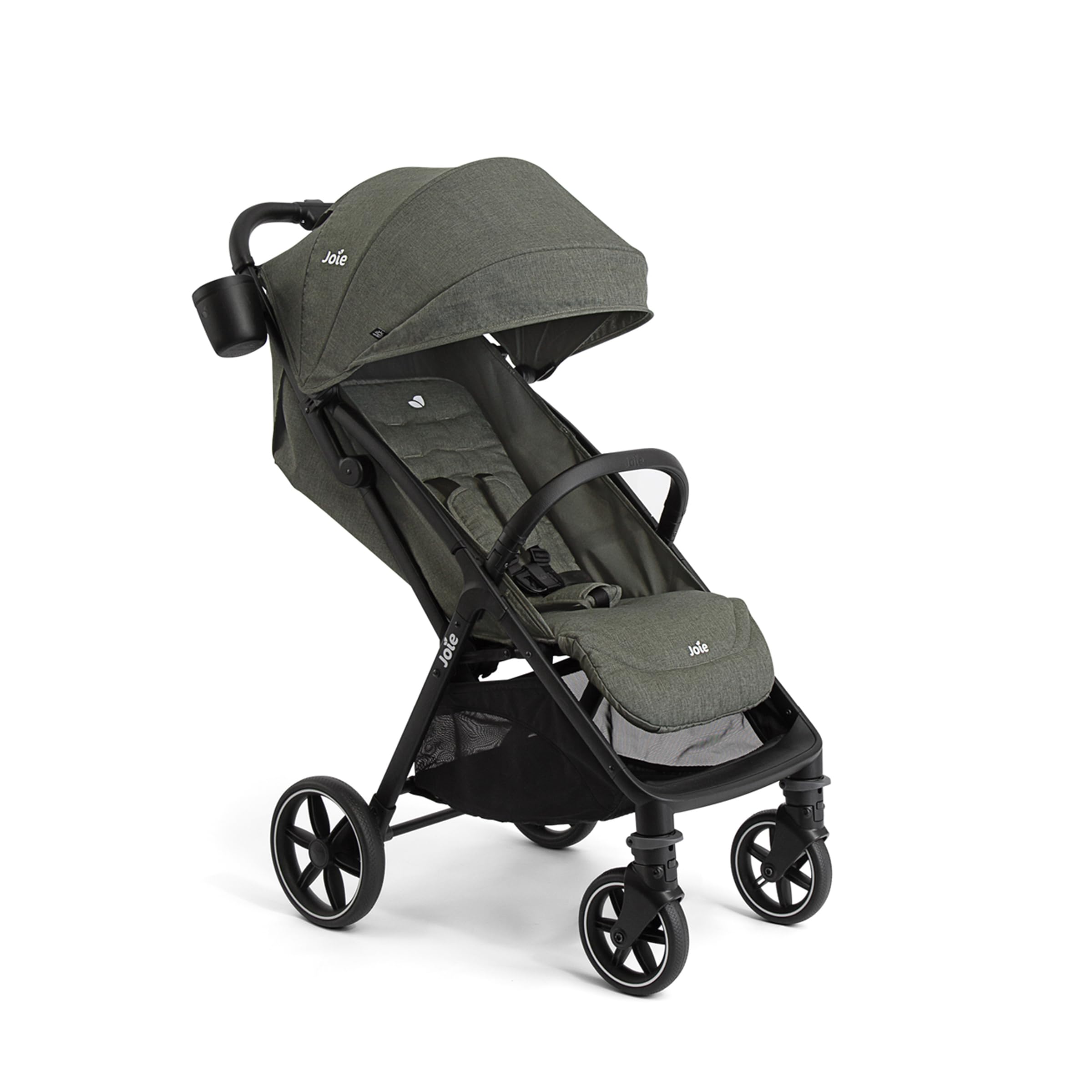 Nutmeg Compact Stroller - Lightweight Foldable Baby Stroller with One-Hand Fold, Travel-Friendly Design (Evergreen) | Perfect for City Walks, Shopping Trips & Air Travel