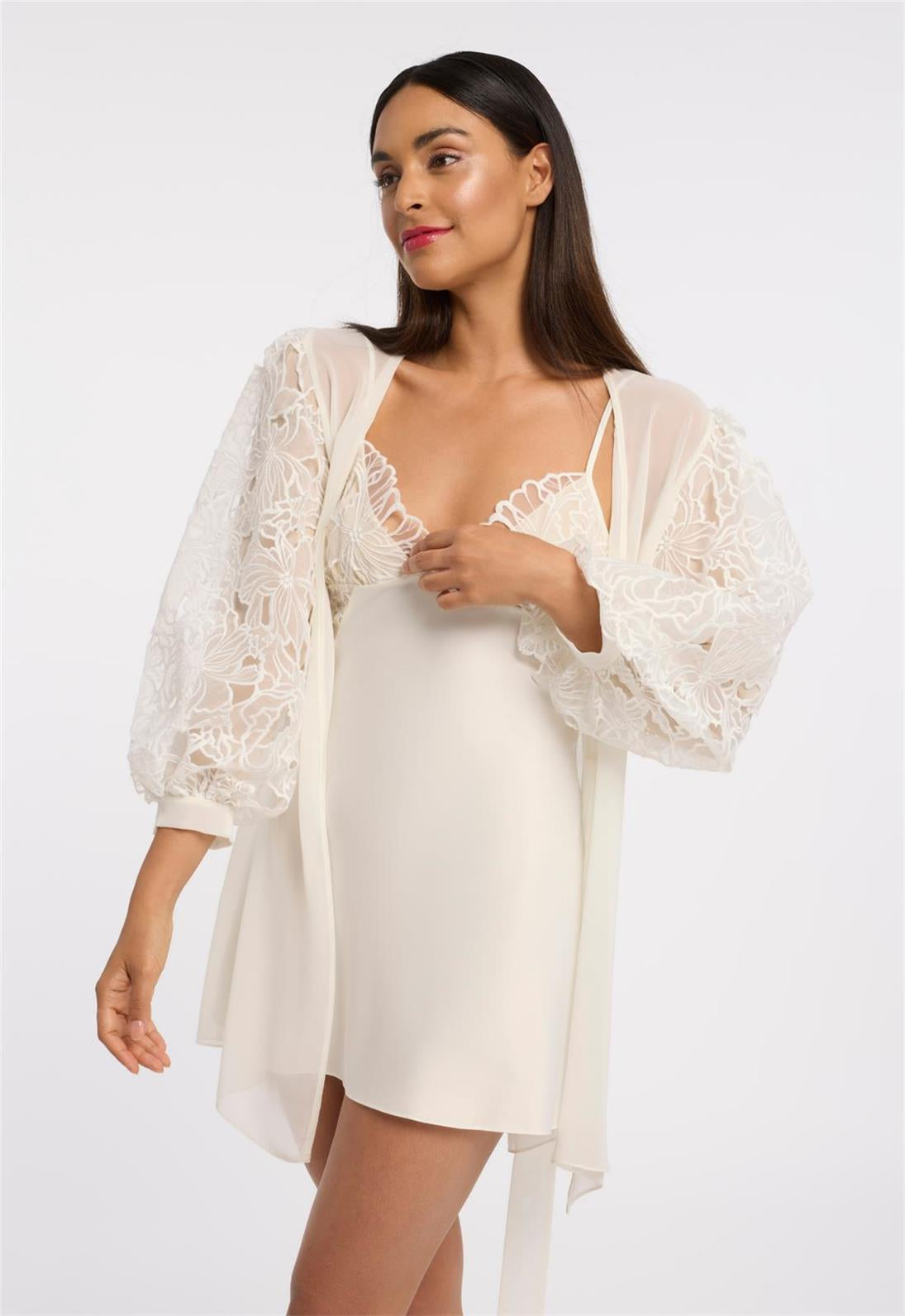 Milos Cover Up Ivory - Elegant Beach Dress for Women, Summer Boho Kimono, Lightweight Swim Cover Up, Perfect for Pool, Beach, and Vacation Wear