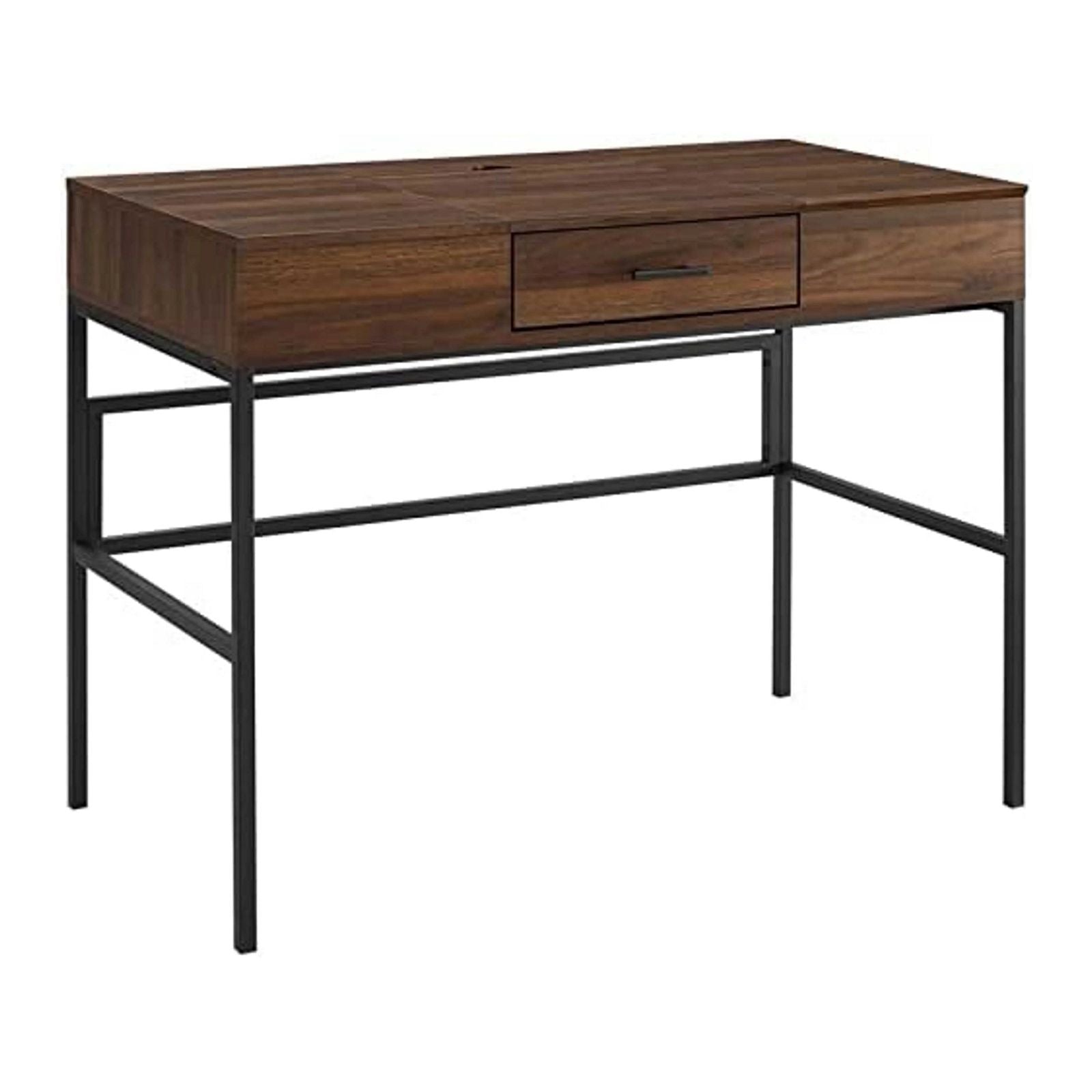 Urban Style ADEPT Modern Walnut Finish Desk - Perfect for Home Office, Study & Workspace