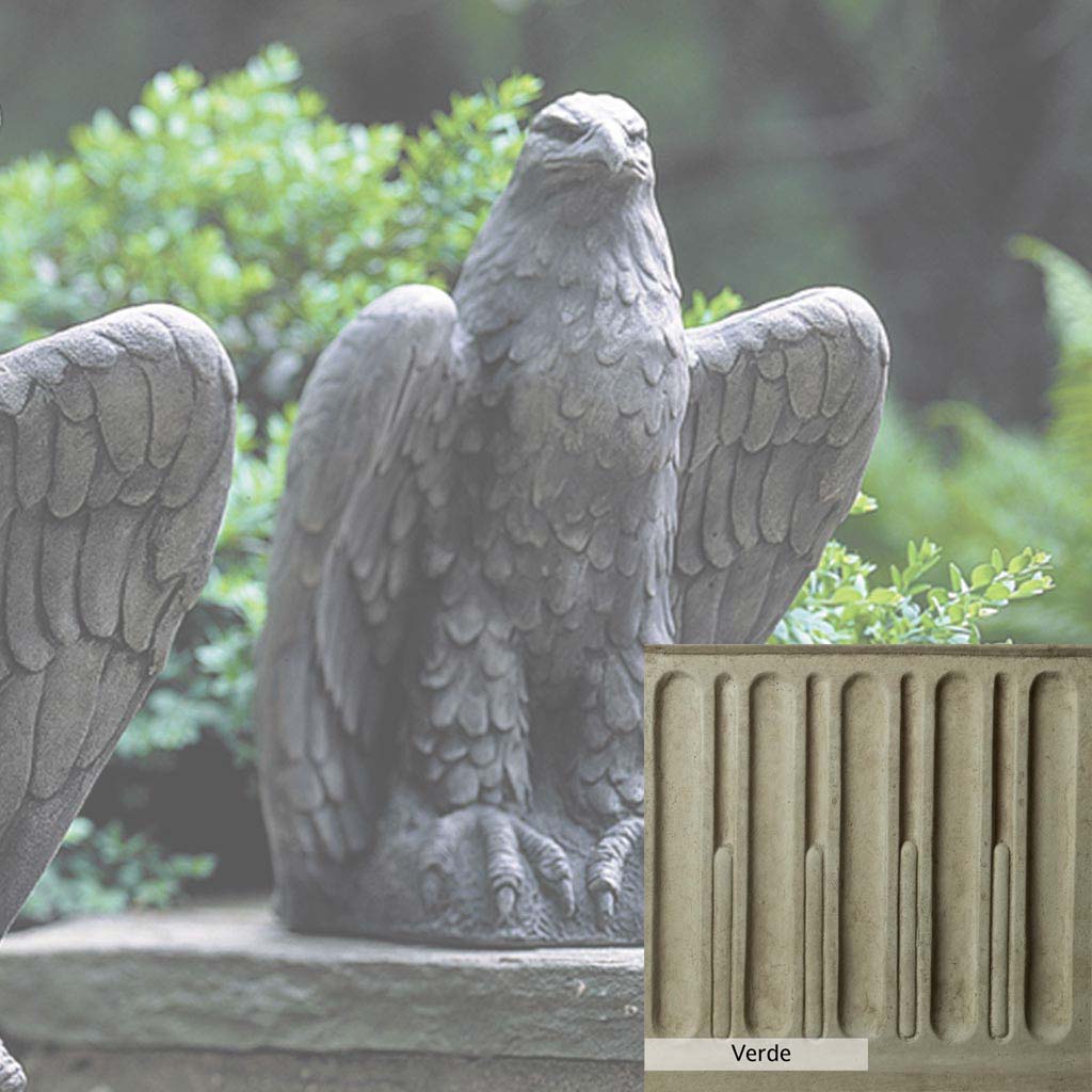 Campania International Eagle Looking Right Statue - Bronze Eagle Sculpture for Home & Garden Decor - Perfect for Outdoor Patio, Lawn, or Office Display