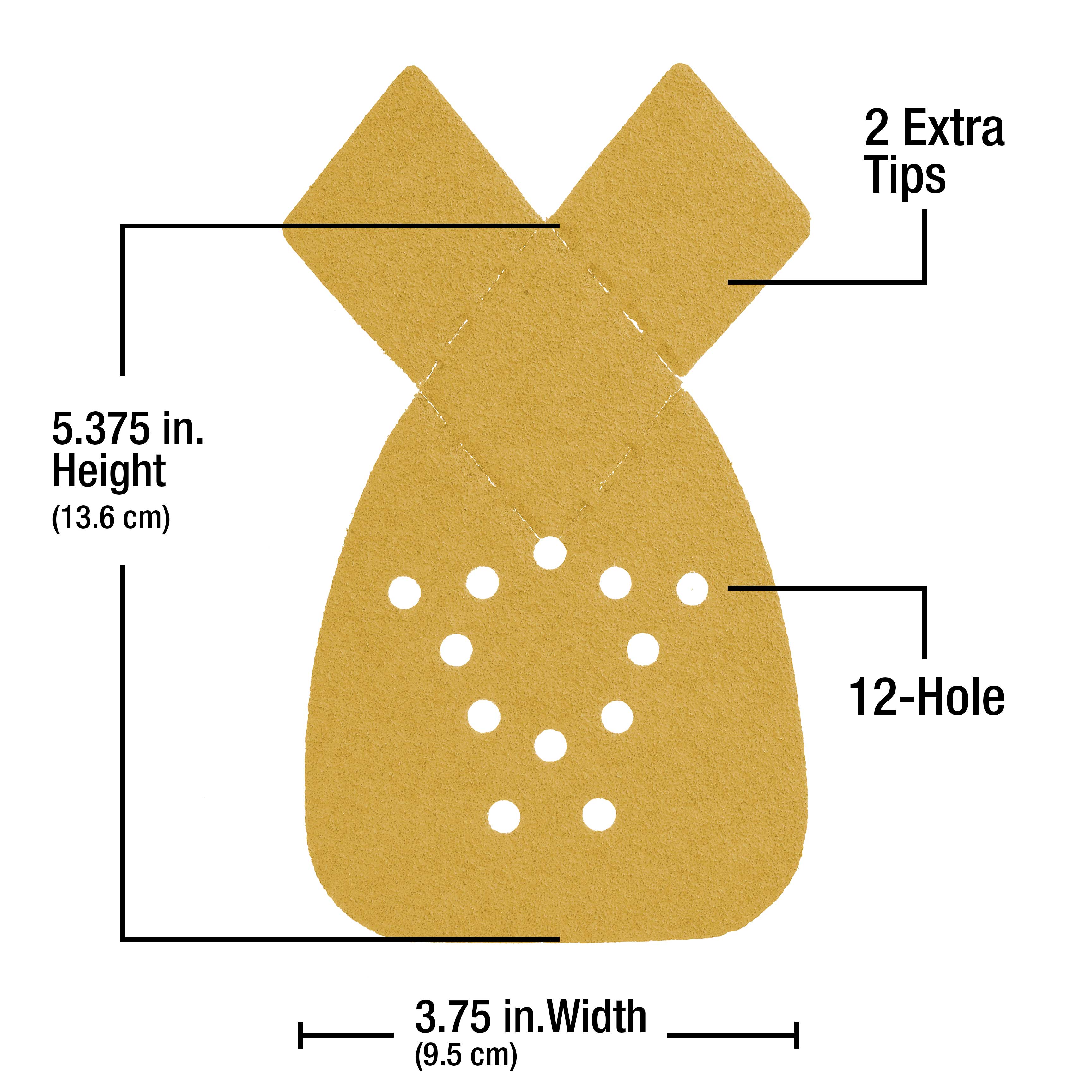 Premium 12-Hole Hook & Loop Sanding Sheets Variety Grit Pack (60,80,120,220,320,400) - 36-Piece Box for Mouse Sanders - Ideal for Woodworking, Metal Polishing & DIY Projects