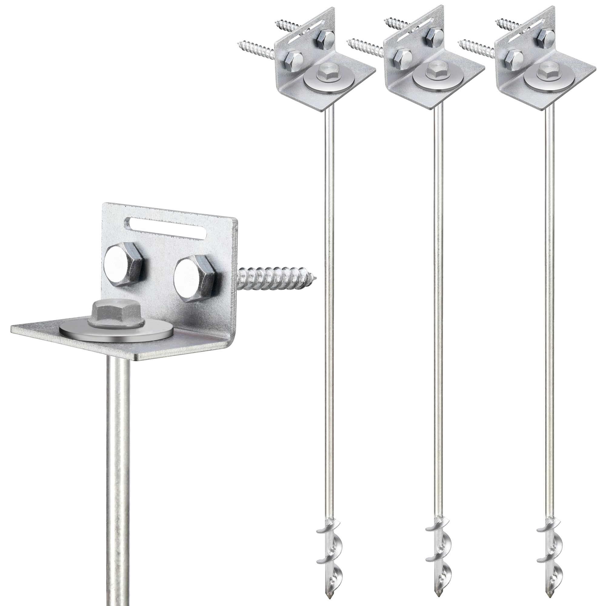 Heavy Duty Ground Anchors Screw-In Kit - 24