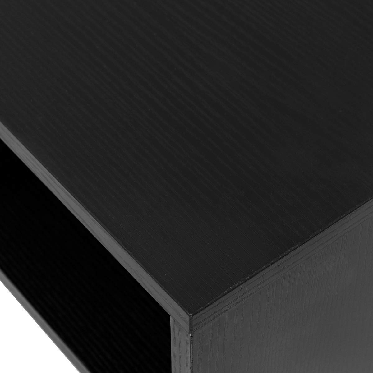 Giantex Wall Mounted Floating Computer Desk with 3 Storage Shelves - Compact Writing Study Table for Laptop, PC - Perfect for Small Spaces in Living Room, Bedroom & Home Office (Black) - Ideal for Remote Work, Online Classes & Space-Saving Home Organization