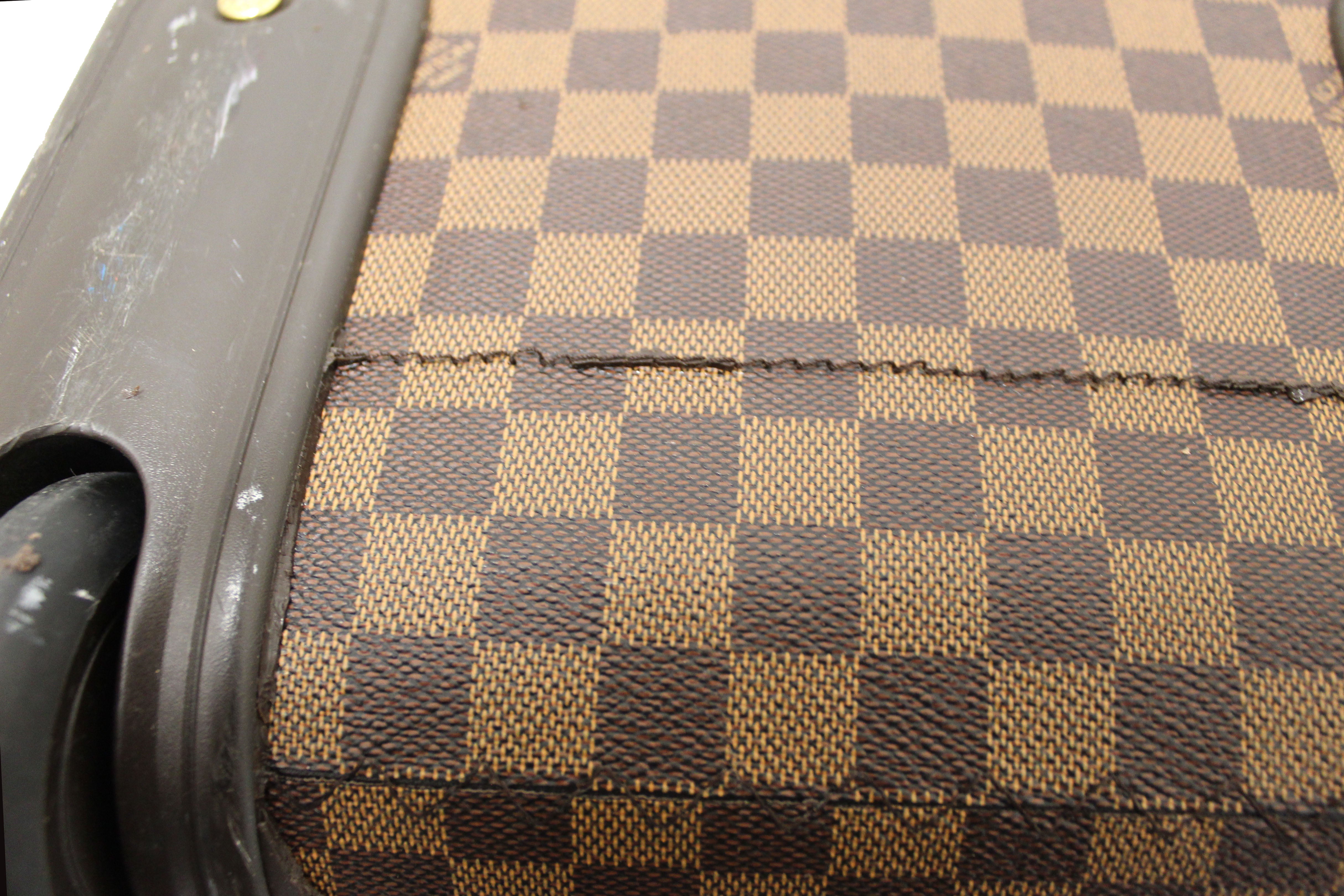 Authentic Louis Vuitton Damier Ebene Neo Eole 50 Suitcase - Luxury Travel Luggage for Business Trips & Vacations - Durable Spinner Carry-On with TSA Lock