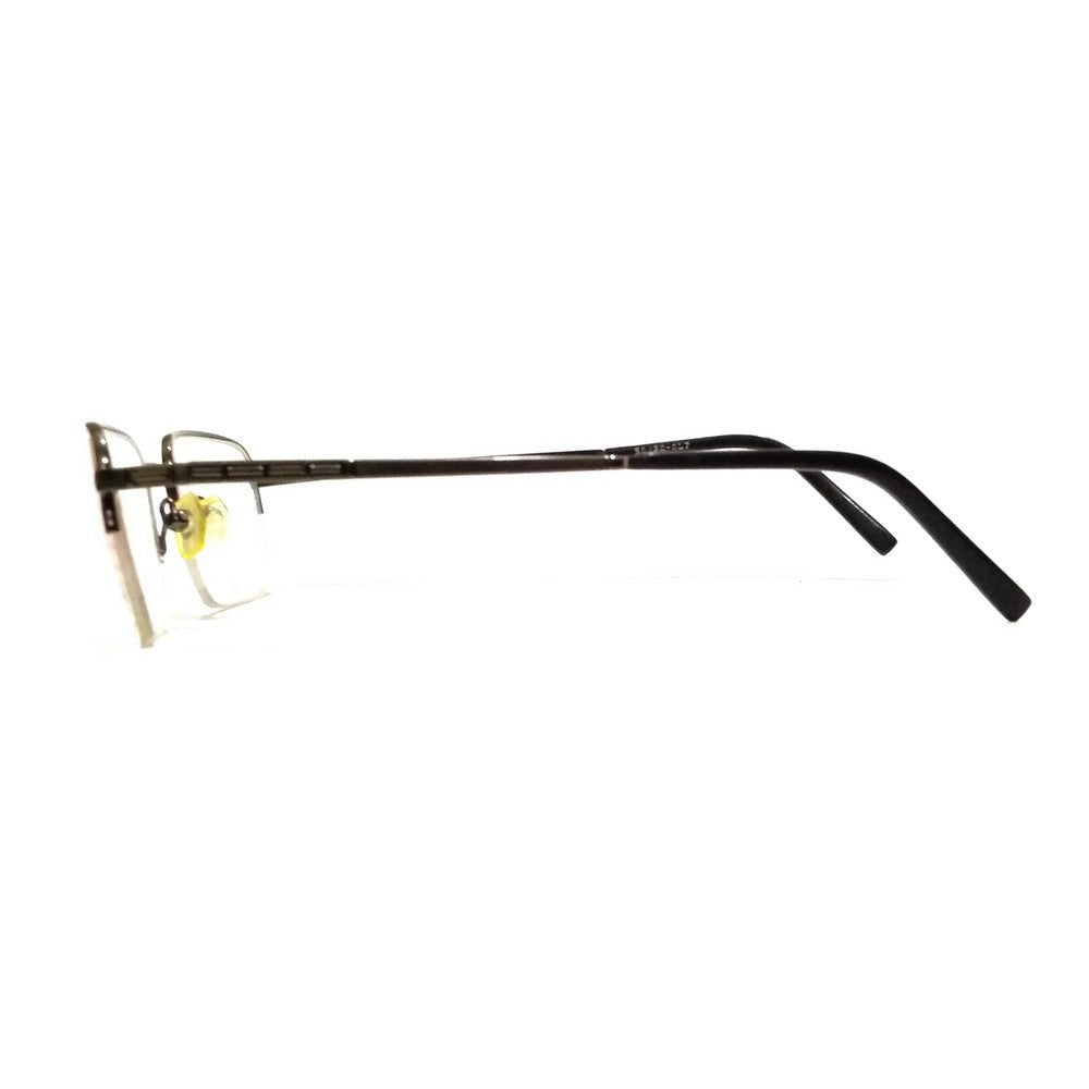 Stylish Grey Supra Rectangle Progressive Glasses - No-Line Bifocal Multifocal Lenses 5292GR for Reading, Computer Work & Driving
