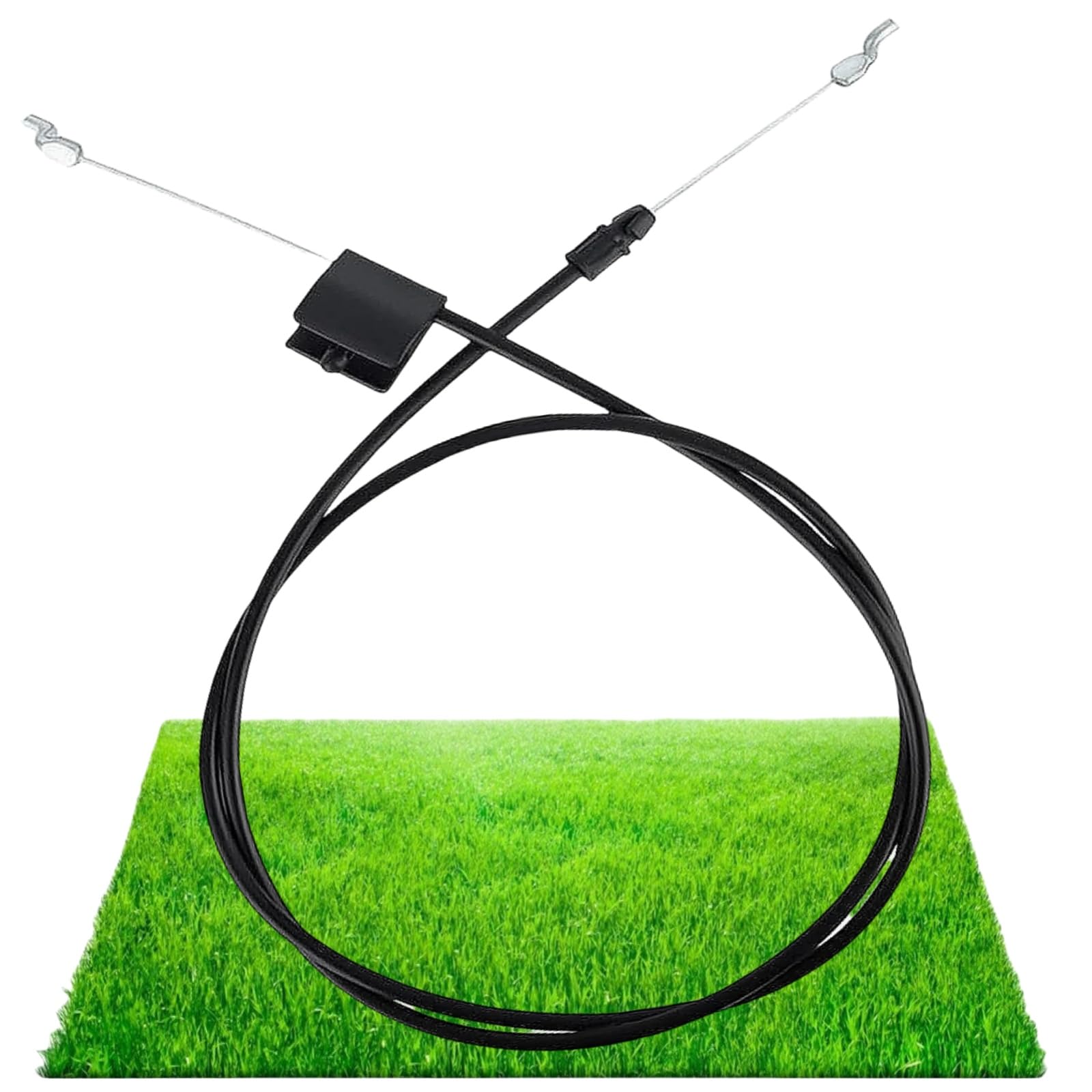 Husqvarna Poulan AYP Craftsman Weed Eater Compatible Lawn Mower Throttle Cable 158152 582991501 - Engine Zone Control Shut Off Cable for Push Mowers - Perfect for Yard Maintenance and Small Engine Repair
