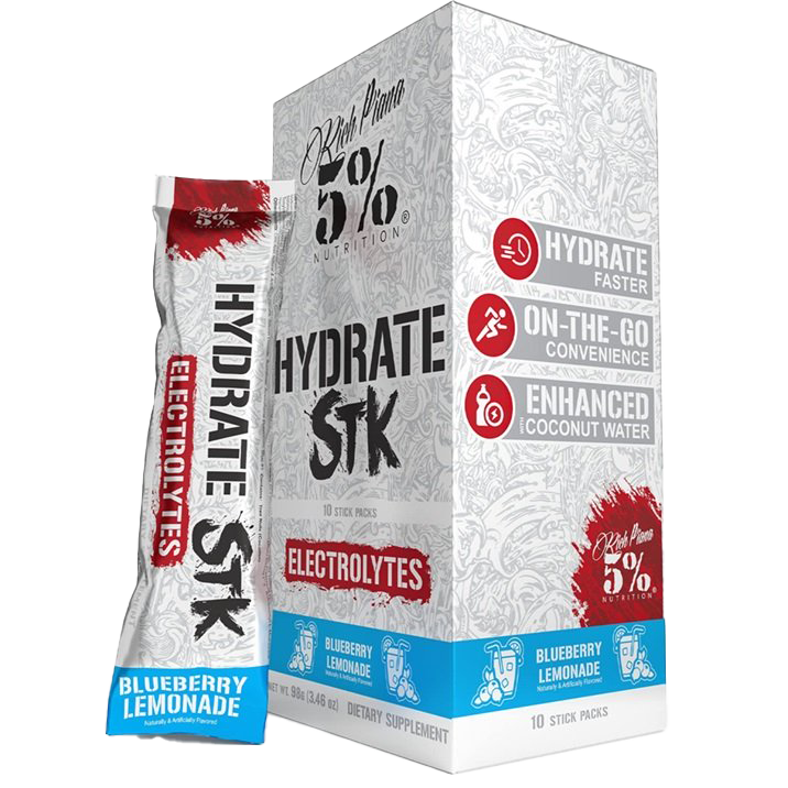 5% Nutrition Hydrate Legendary Series Electrolyte Powder Stick Packs - 10 x 9g for Workout Recovery & Hydration Support