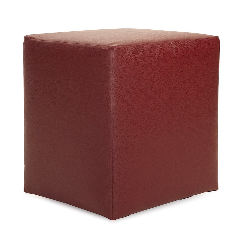Howard Elliott Replacement Slipcover for Universal Cube Ottoman - 100% Polyurethane Fabric, Avanti Apple Color (Ottoman Not Included) | Perfect for Living Room, Bedroom & Office Decor