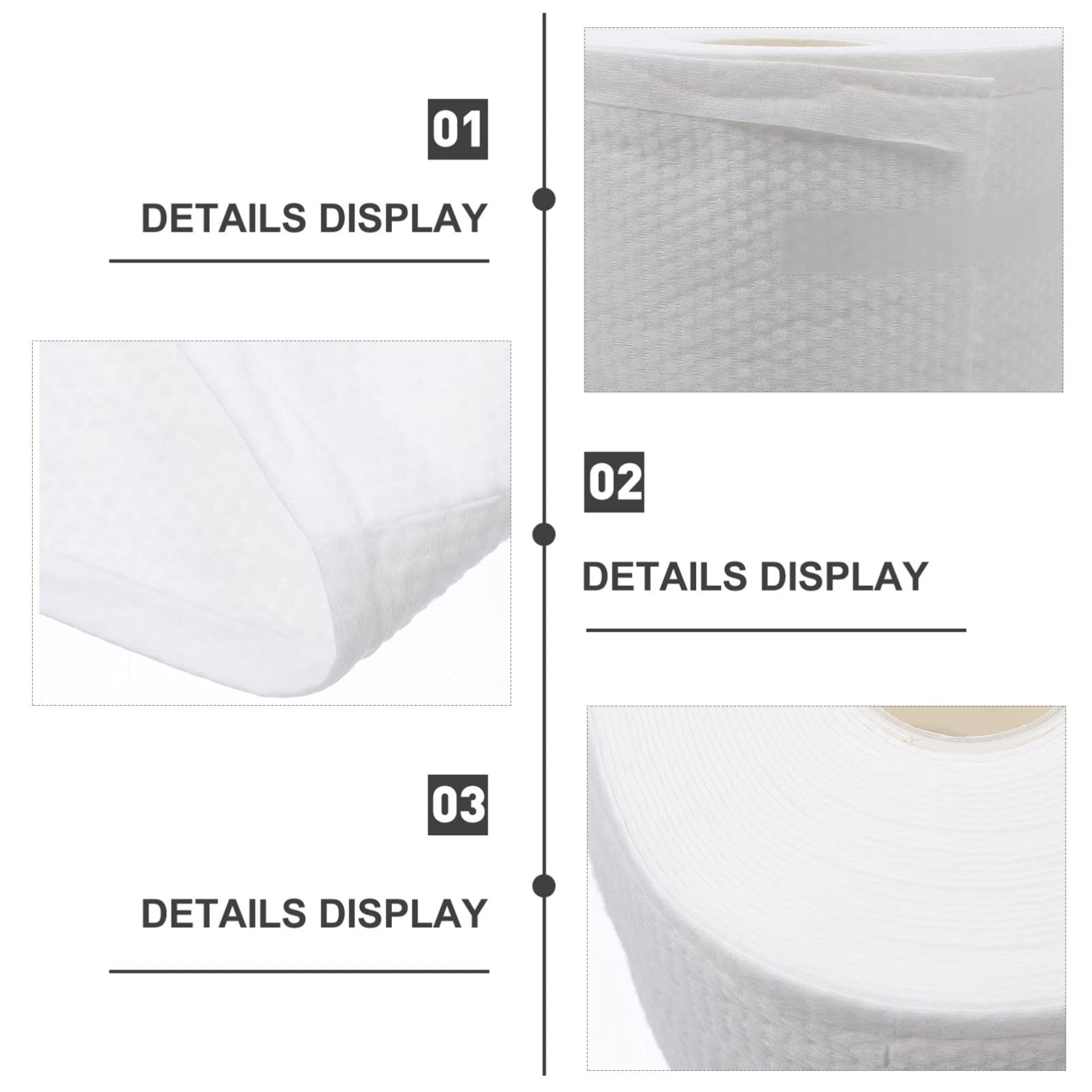 FOMIYES Disposable Baby Wipes & Makeup Remover Wipes - 1 Roll for Gentle Facial Cleaning, Home & Salon Use - Hypoallergenic & Soft for Sensitive Skin | Perfect for Diaper Changes, Makeup Removal & Quick Cleanups