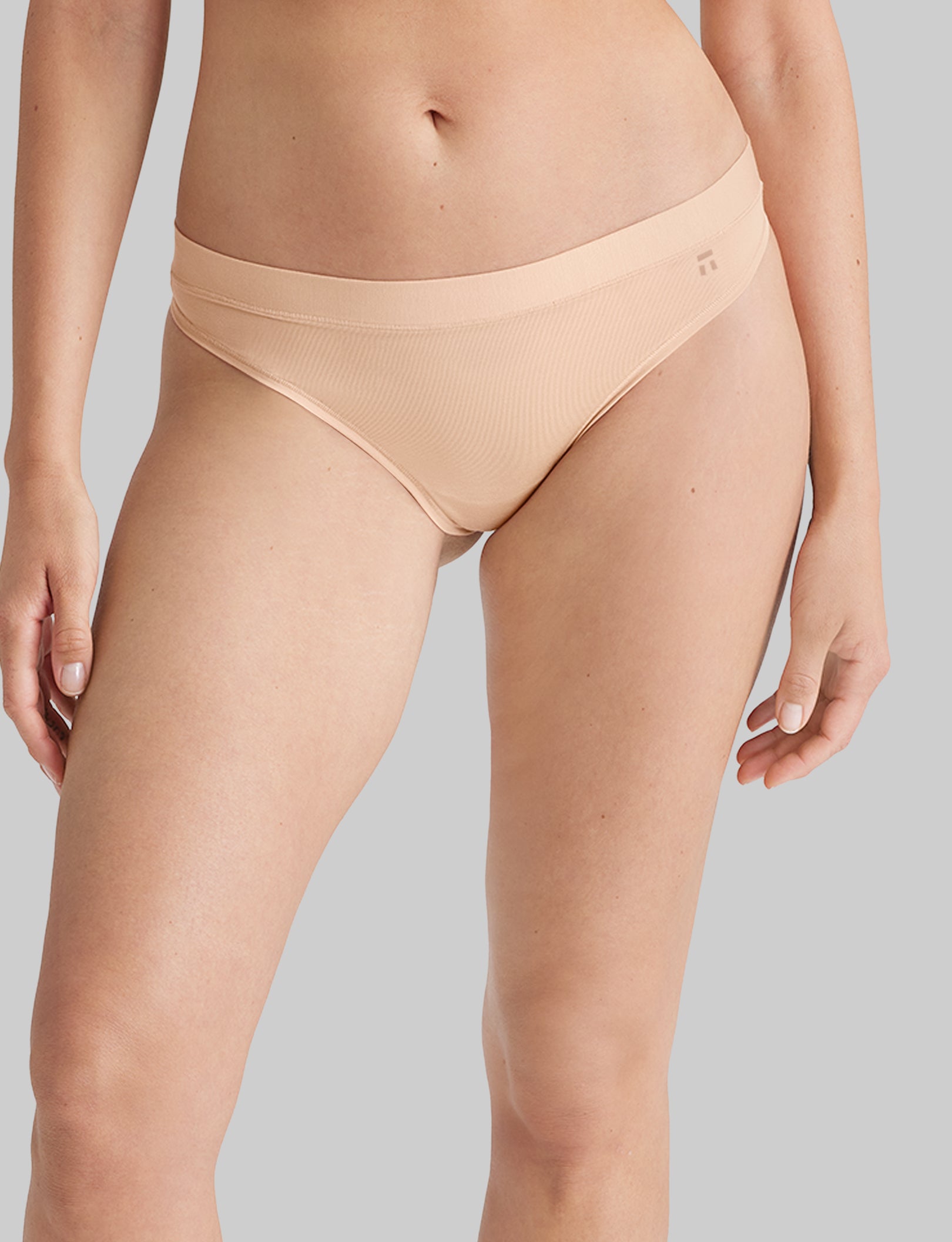 Women's Ultra Soft Second Skin Thong Underwear (3 Pack) - Seamless & Comfortable for Everyday Wear, Yoga, Gym & Lounge