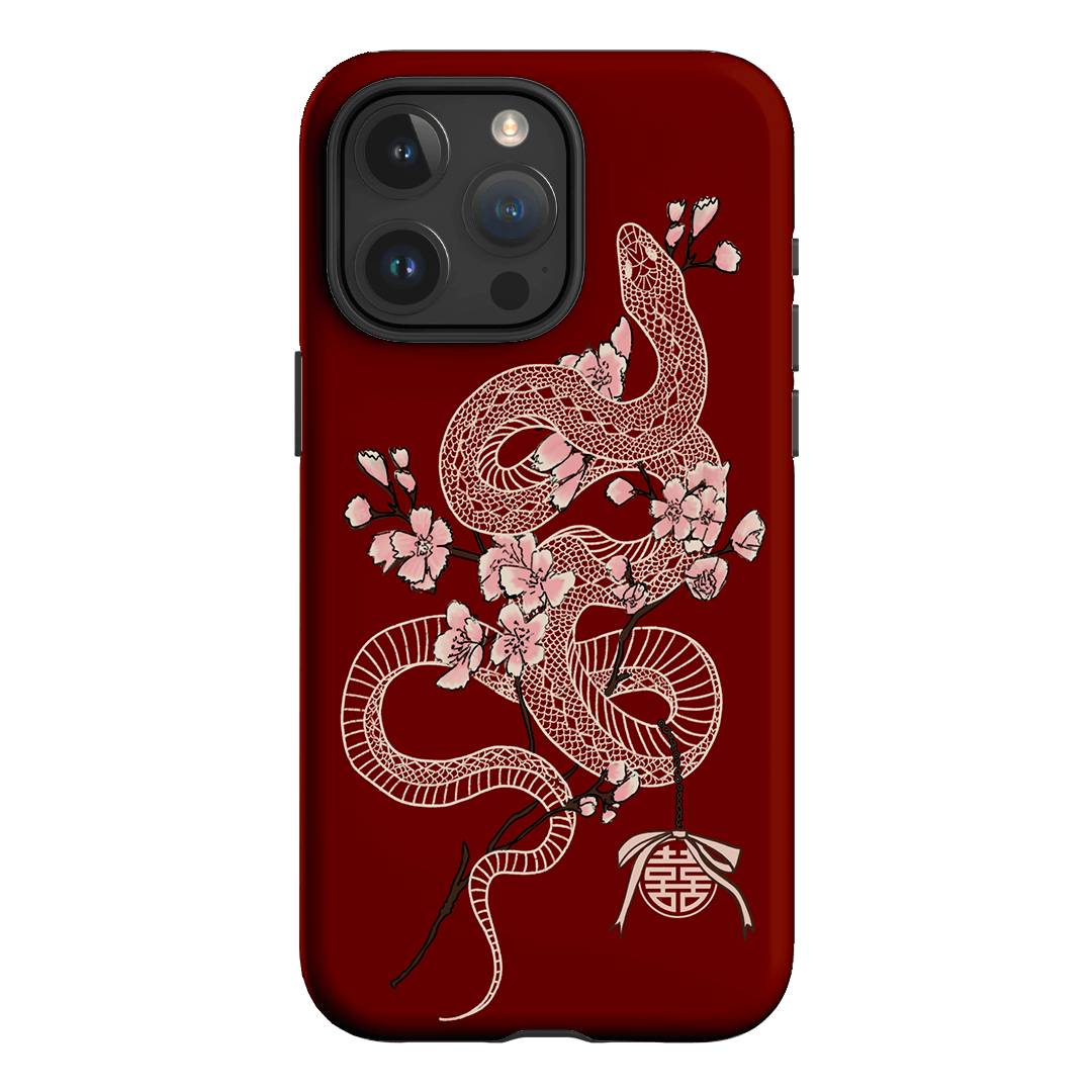 Red Blossom Snake - Elegant Floral Design for Home Decor, Wedding Centerpieces & Unique Gifts | Perfect for Boho Chic Interiors & Special Occasions