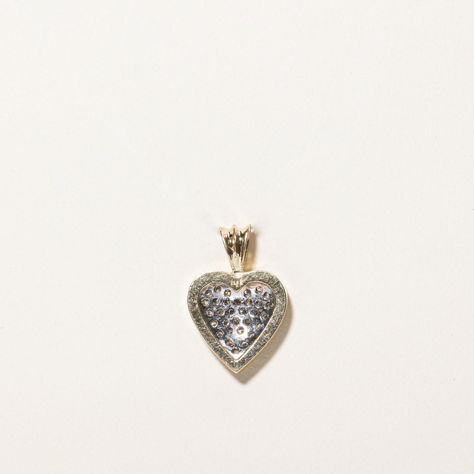 0.31ctw Diamond Heart Pendant Necklace for Women - 14K White Gold Elegant Jewelry Gift for Valentine's Day, Anniversary & Special Occasions