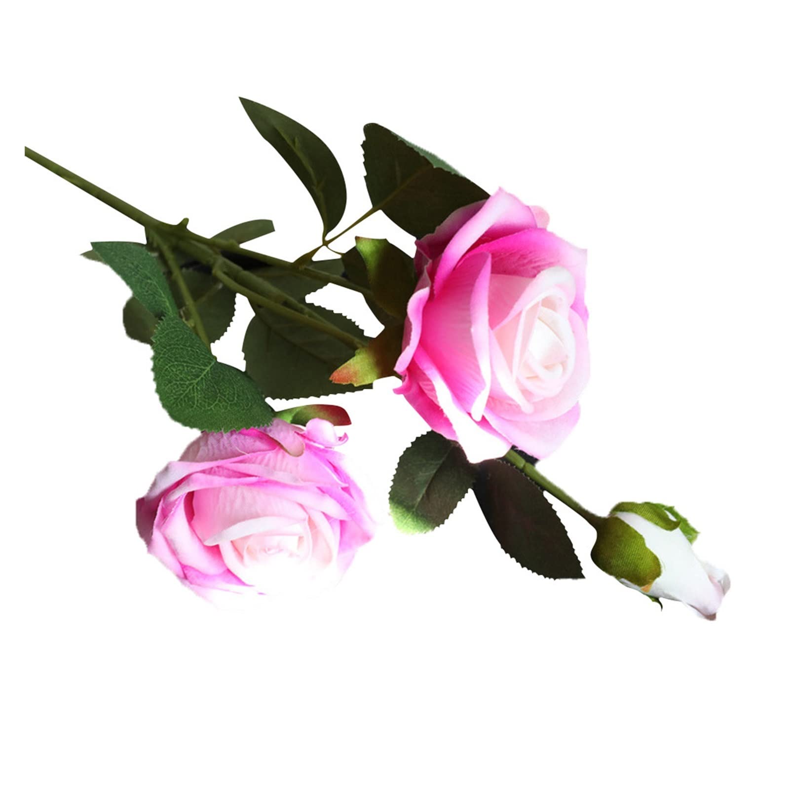 YUGHJFEN Christmas Decorations - Flannel Pearl Rose Artificial Flowers for Home Decor, Wedding Bouquets, Living Room & Balcony - Rose Red Artificial Floral Arrangement | Perfect for Holiday Decor, Party Centerpieces & Seasonal Home Styling