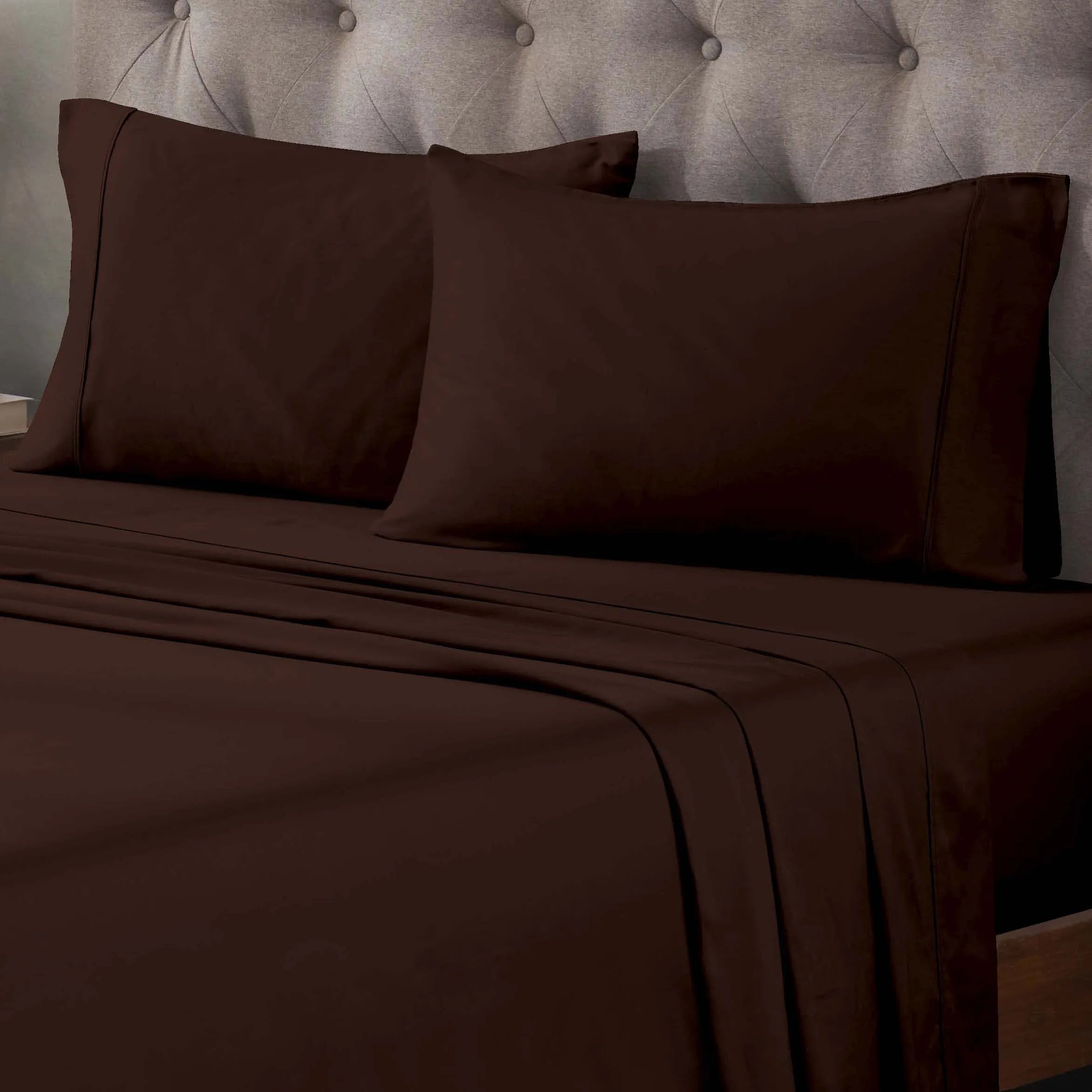 Premium 400 Thread Count Egyptian Cotton Deep Pocket Sheet Set - Soft, Breathable & Durable for Queen/King Size Beds - Perfect for Luxury Hotels, Guest Rooms & Upscale Home Bedding