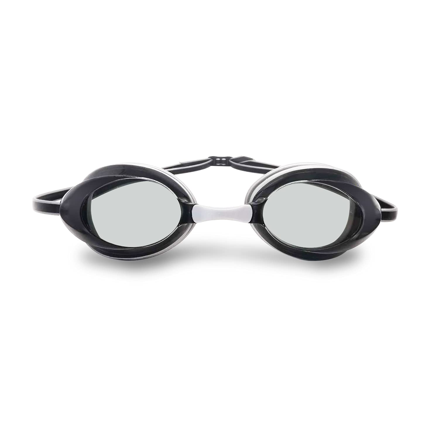 Amazon Basics Unisex Swim Goggles - Anti-Fog, UV Protection, Adjustable Strap for Adults & Kids - Perfect for Pool, Beach, and Competitive Swimming