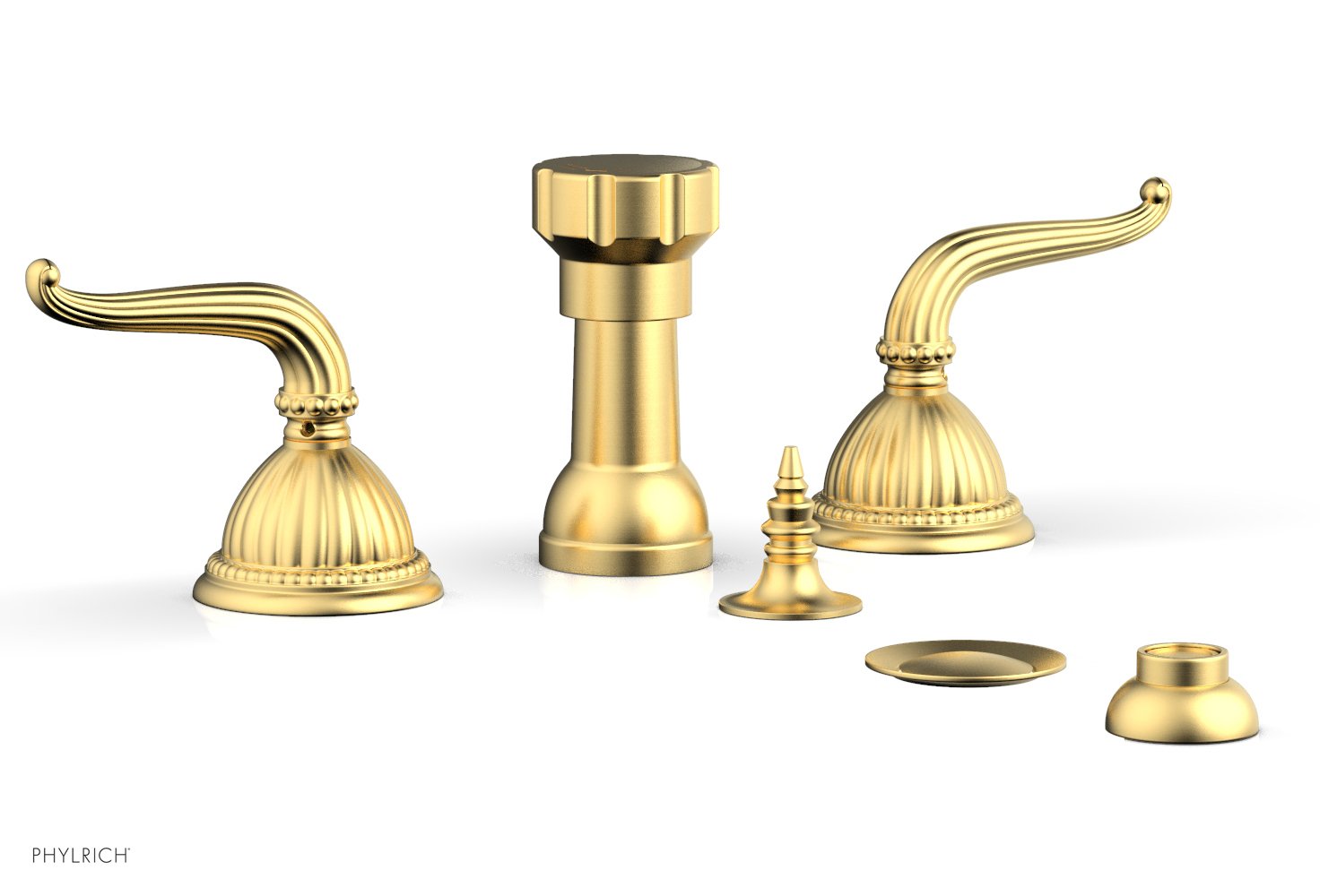 Premium Georgian & Barcelona Style 4-Hole Bidet Faucet Set K4141 - Modern Bathroom Upgrade for Hygiene & Comfort