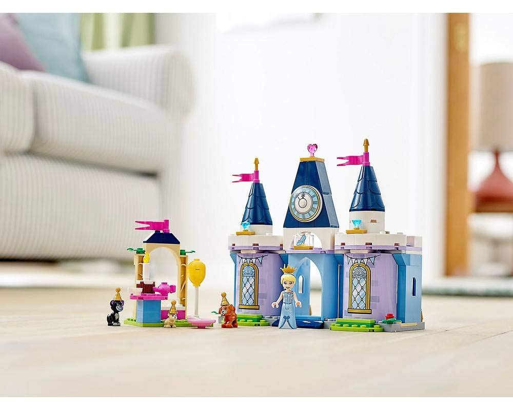 LEGO Disney Cinderella’s Castle Celebration 43178 Building Kit (168 Pieces) - Creative Toy for Kids, Disney Princess Fans & Collectors - Perfect for Birthday Gifts, Christmas Presents & Playtime Fun
