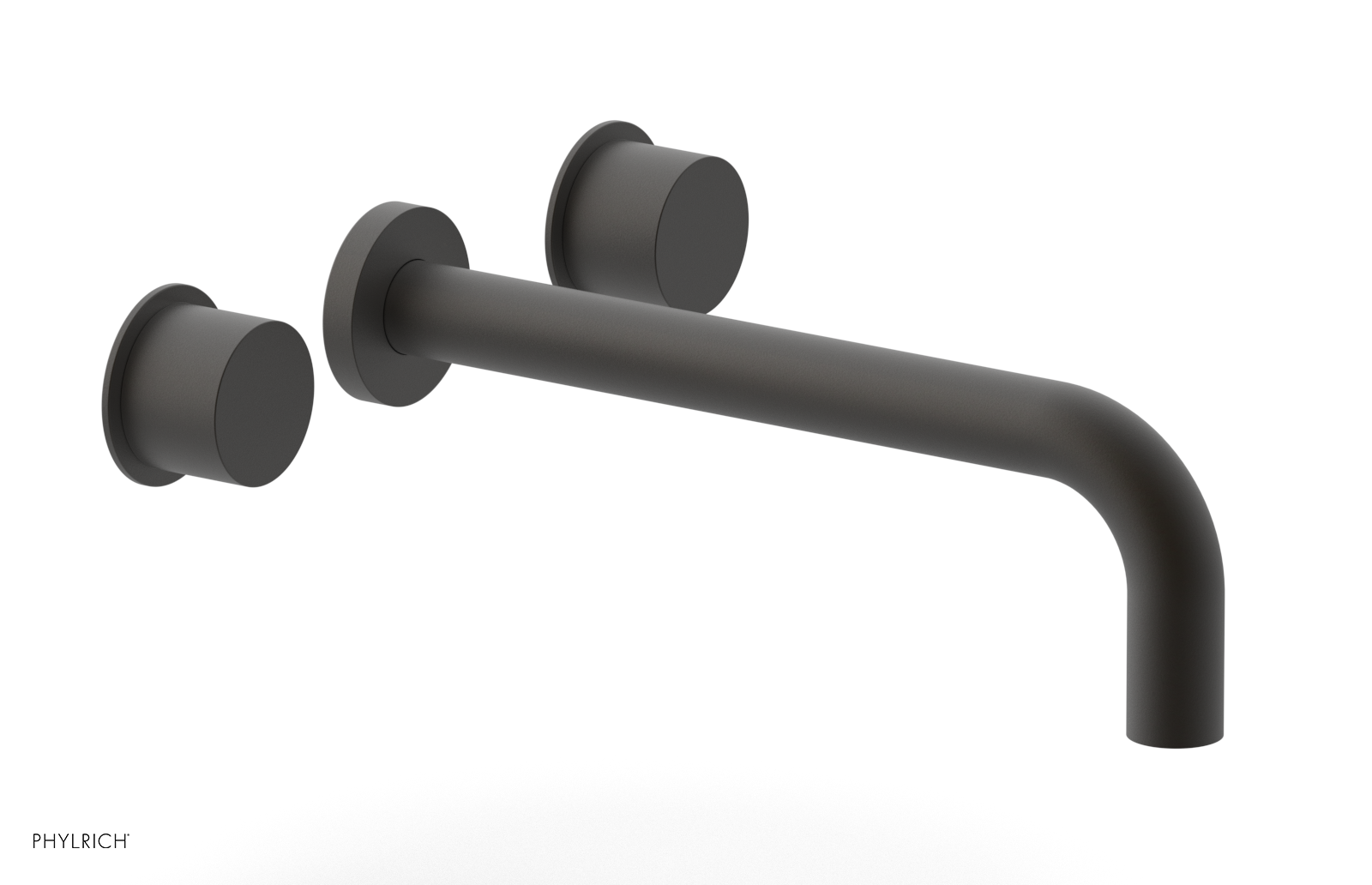 Basic II 10-Inch Wall Tub Faucet Set with Smooth Handles - 230 57 10 - Perfect for Bathroom Renovation and Modern Home Decor