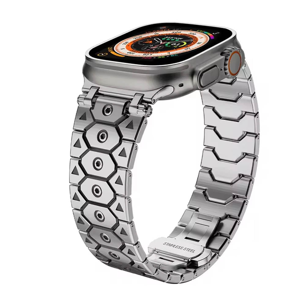Silver Black Octagonal