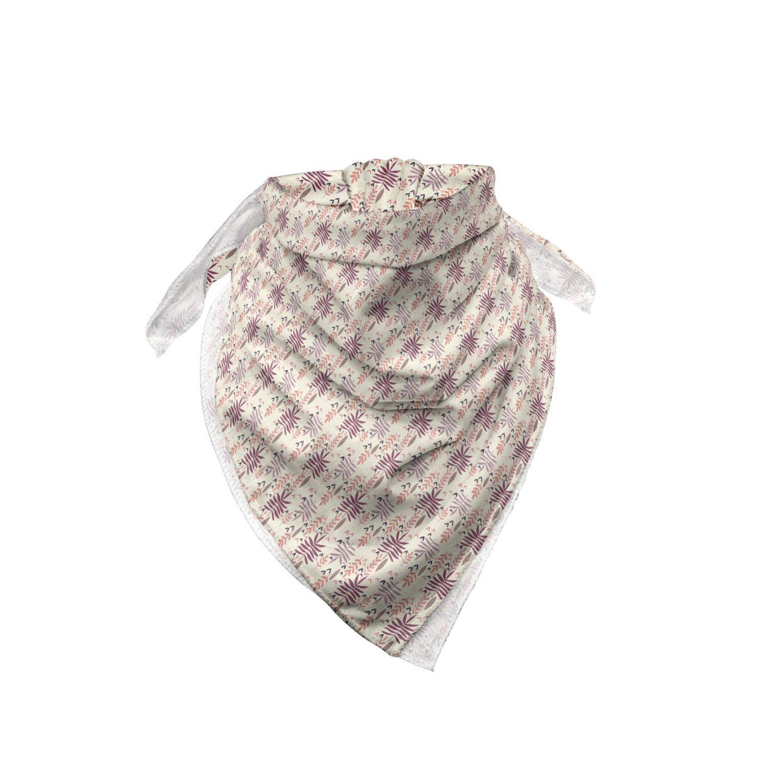 Ambesonne Autumn Leaves Bandana - Unisex Head Scarf & Neck Tie for Men and Women - Fall Fashion Accessory for Outdoor Hiking, Camping, and Seasonal Style