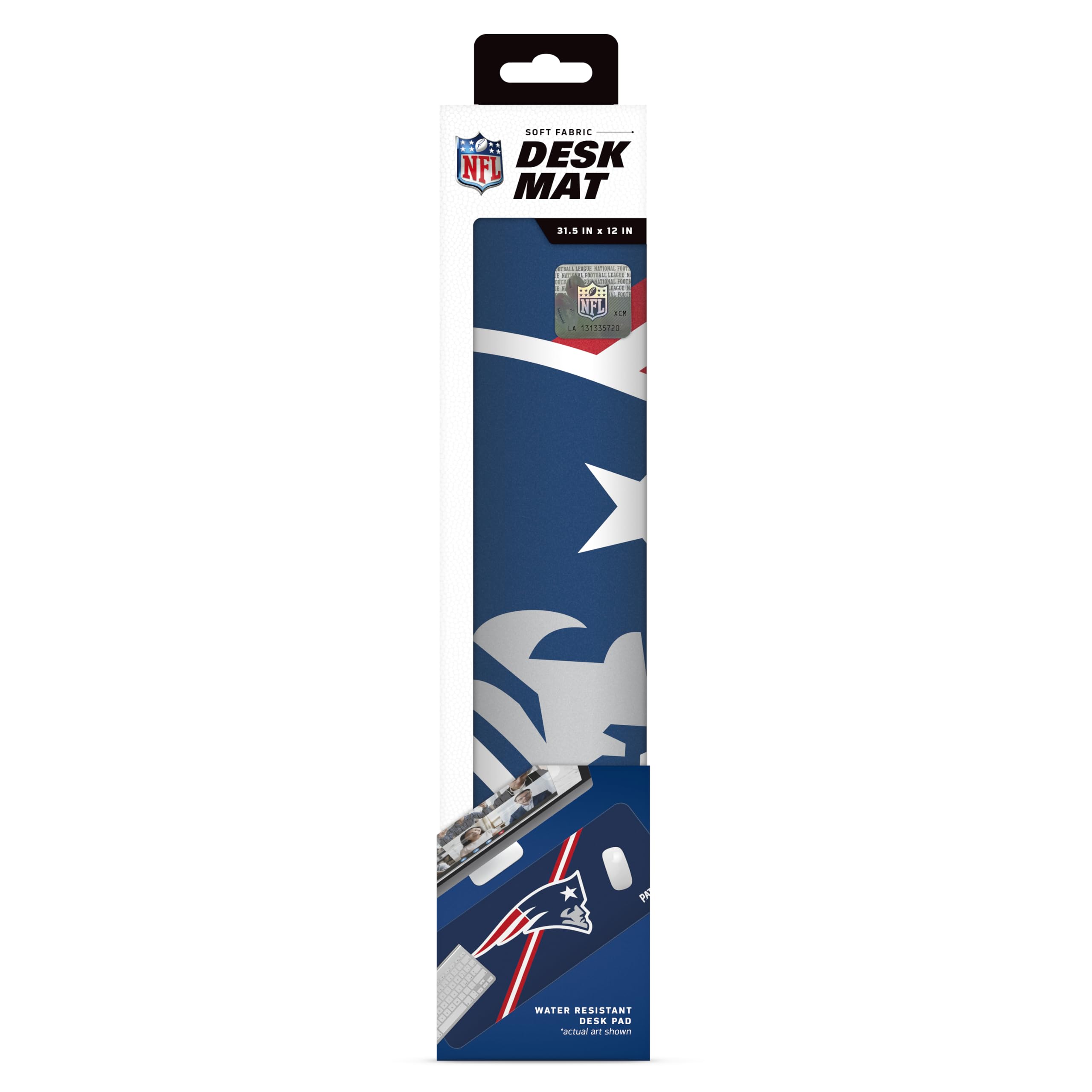 SOAR NFL Water-Resistant Gaming Desk Mat - Non-Slip Mouse Pad with Team Logos for Football Fans - Perfect for Office, Gaming & Home Workspace Setup