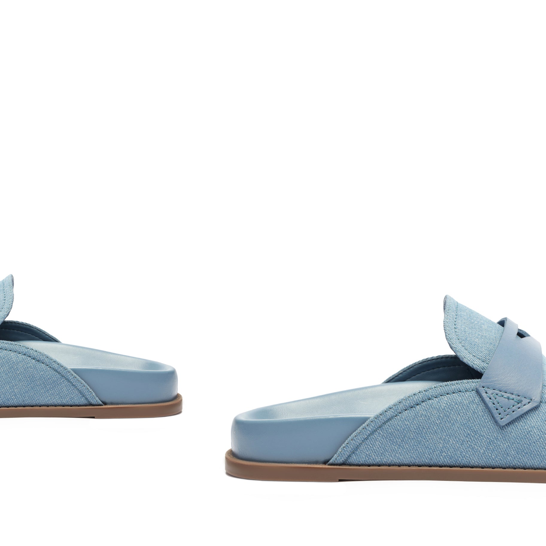 Ava Denim Flat Shoes for Women - Comfortable Low Heel Casual Sneakers S24 & S2120600160003 | Perfect for Walking, Work & Everyday Wear